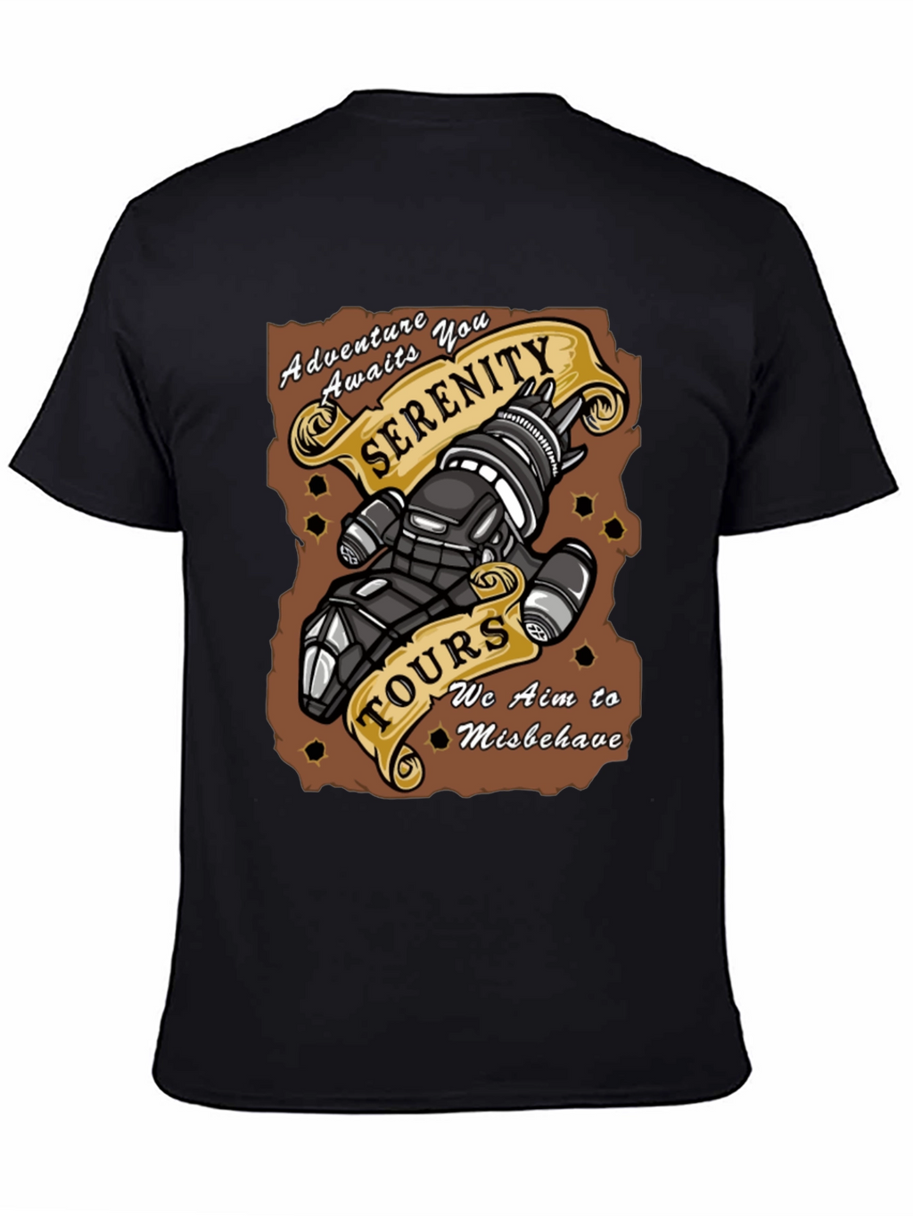 Serenity Tours Graphic Tee - Adventure Awaits!