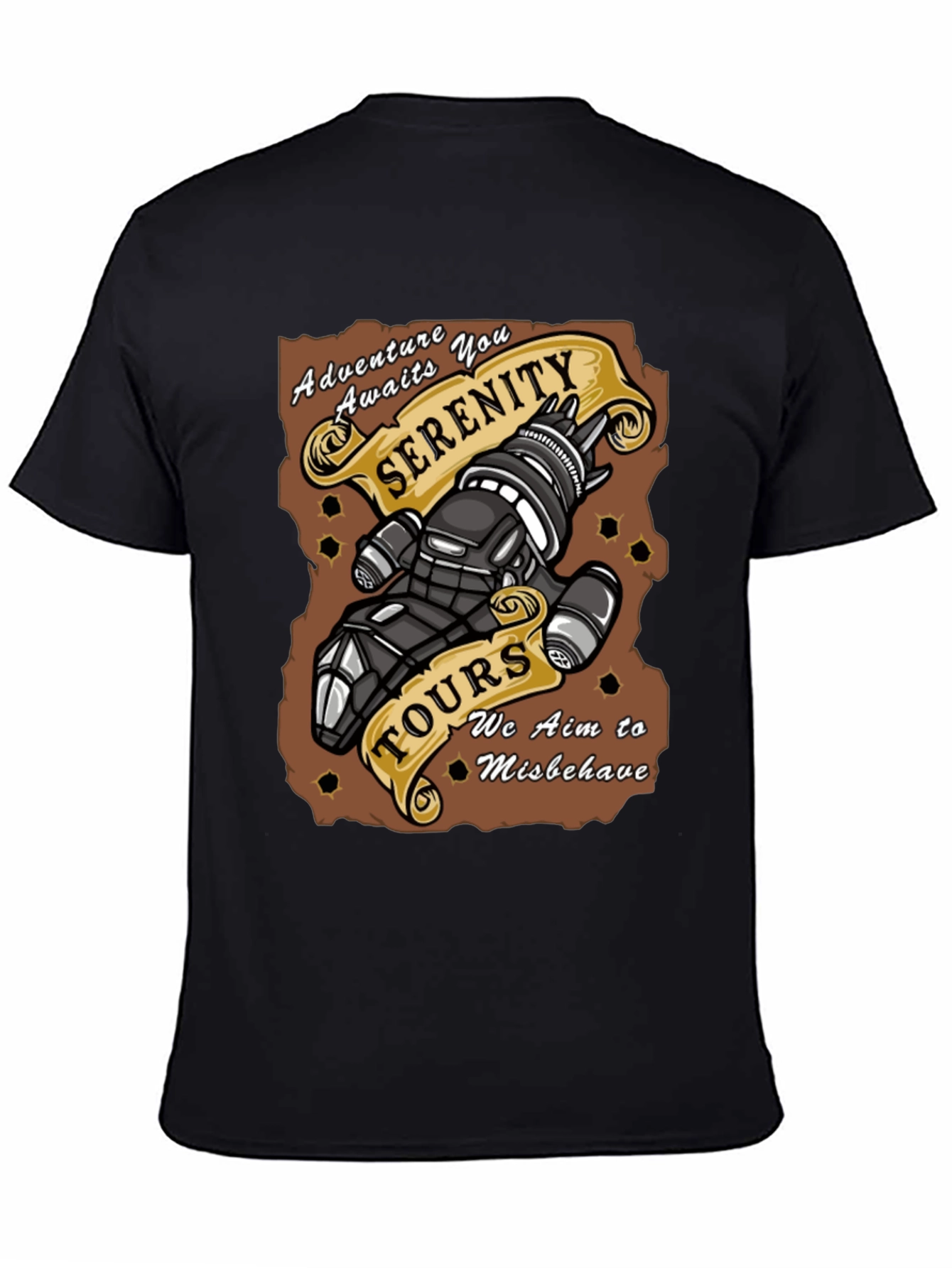 Serenity Tours Graphic Tee - Adventure Awaits!
