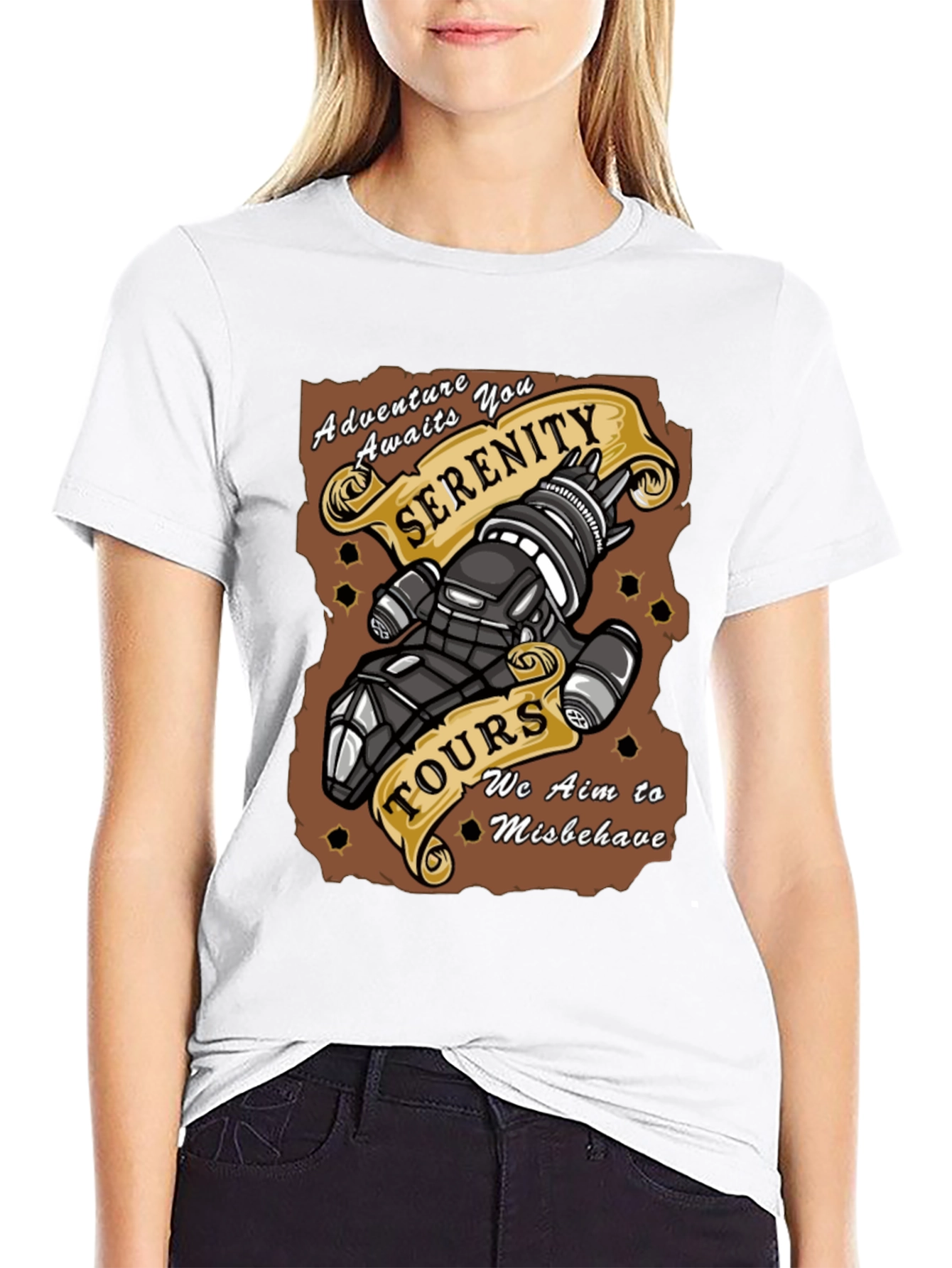 Serenity Tours Graphic Tee - Adventure Awaits!