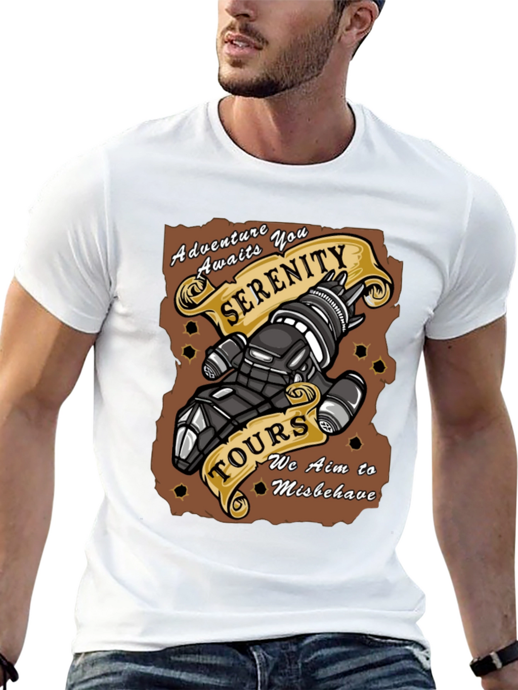 Serenity Tours Graphic Tee - Adventure Awaits!