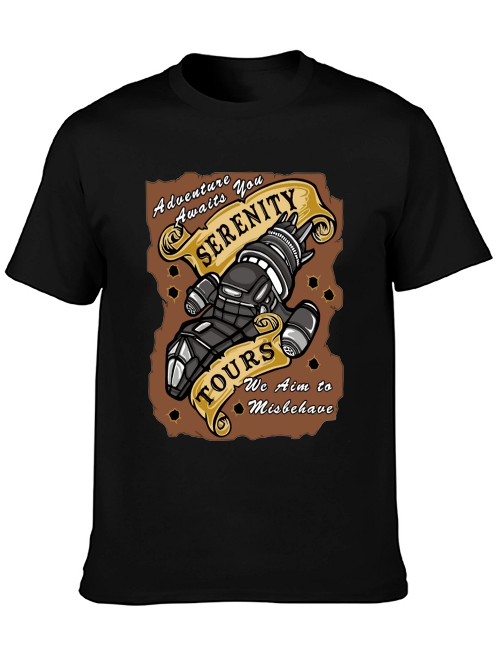 Serenity Tours Graphic Tee - Adventure Awaits!