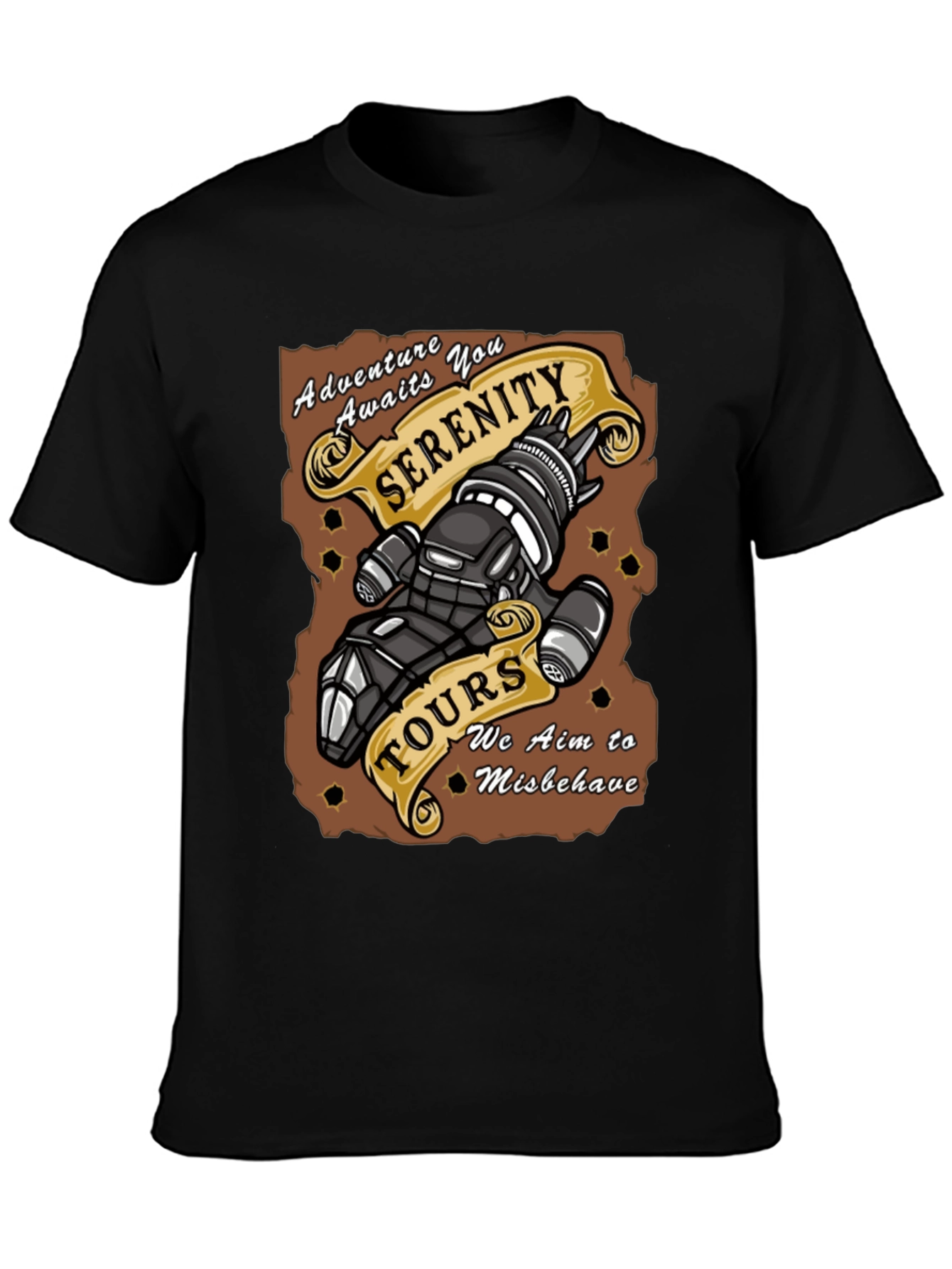 Serenity Tours Graphic Tee - Adventure Awaits!