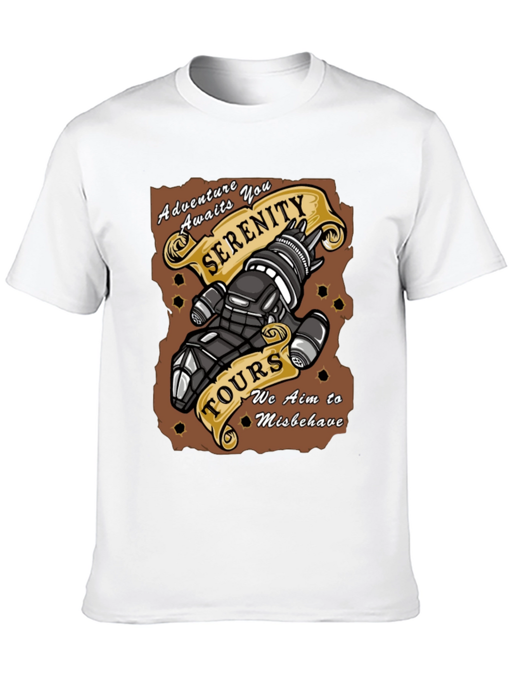 Serenity Tours Graphic Tee - Adventure Awaits!