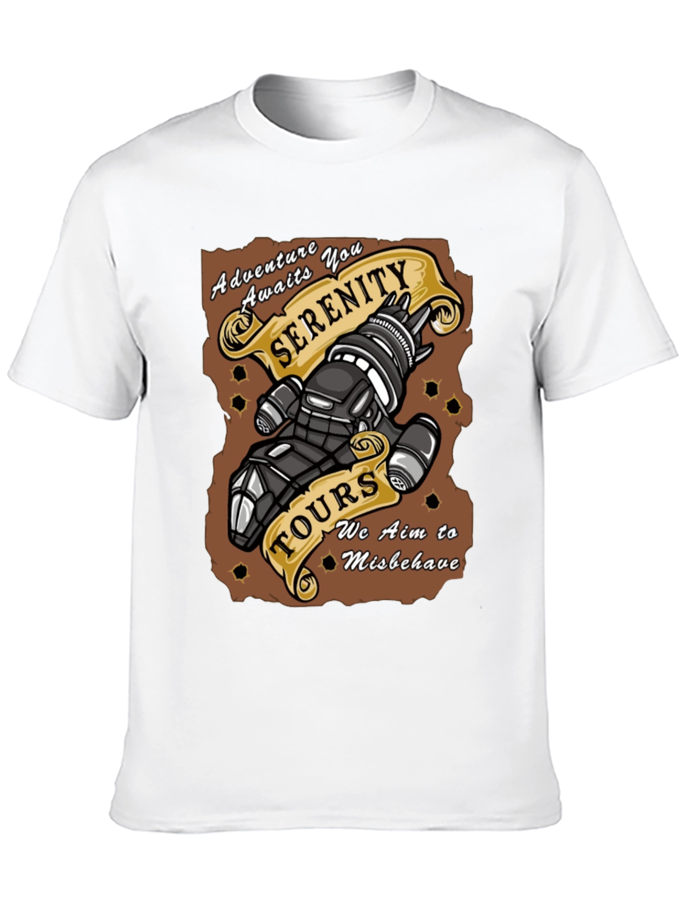 Serenity Tours Graphic Tee - Adventure Awaits!