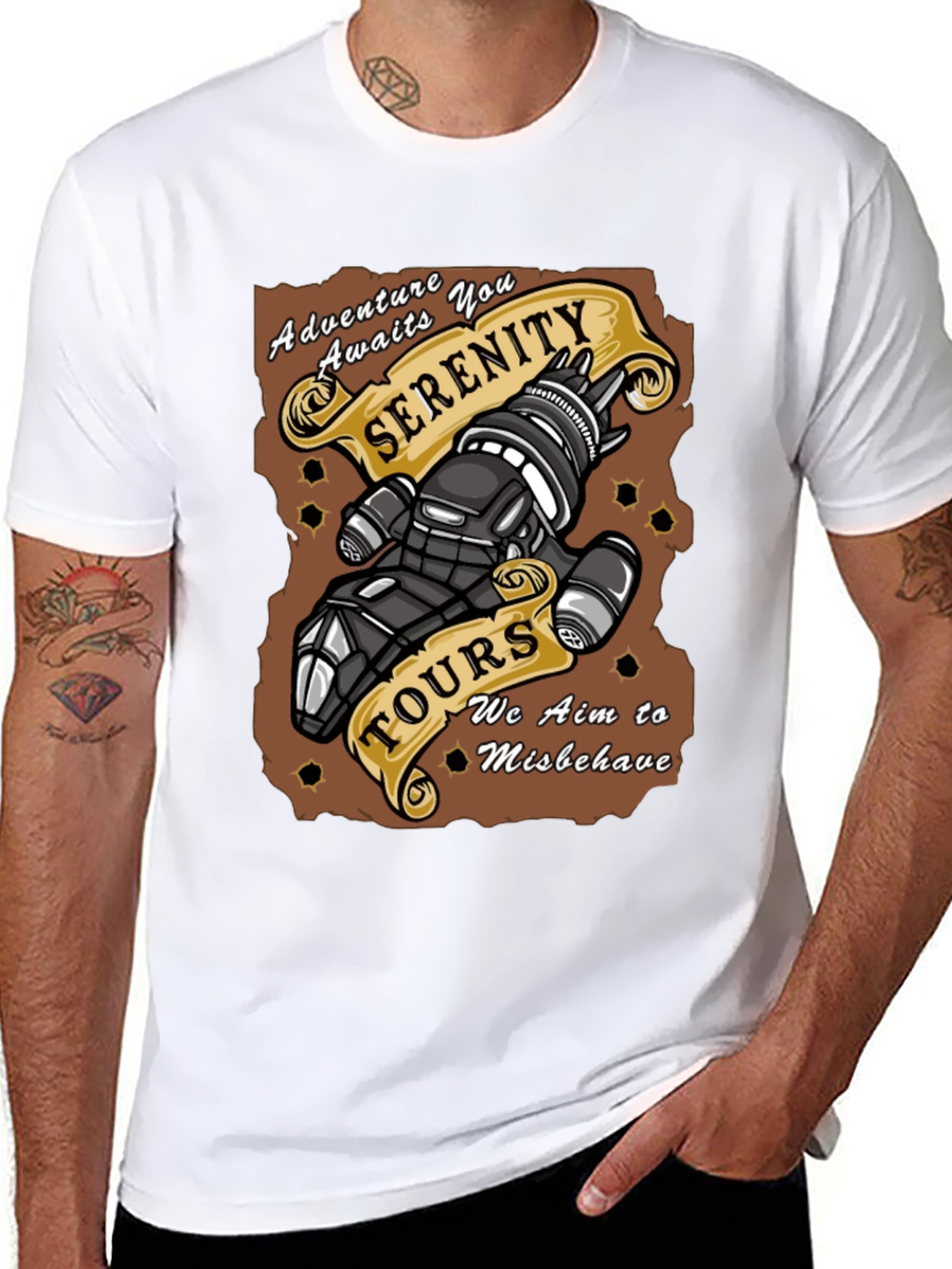 Serenity Tours Graphic Tee - Adventure Awaits!