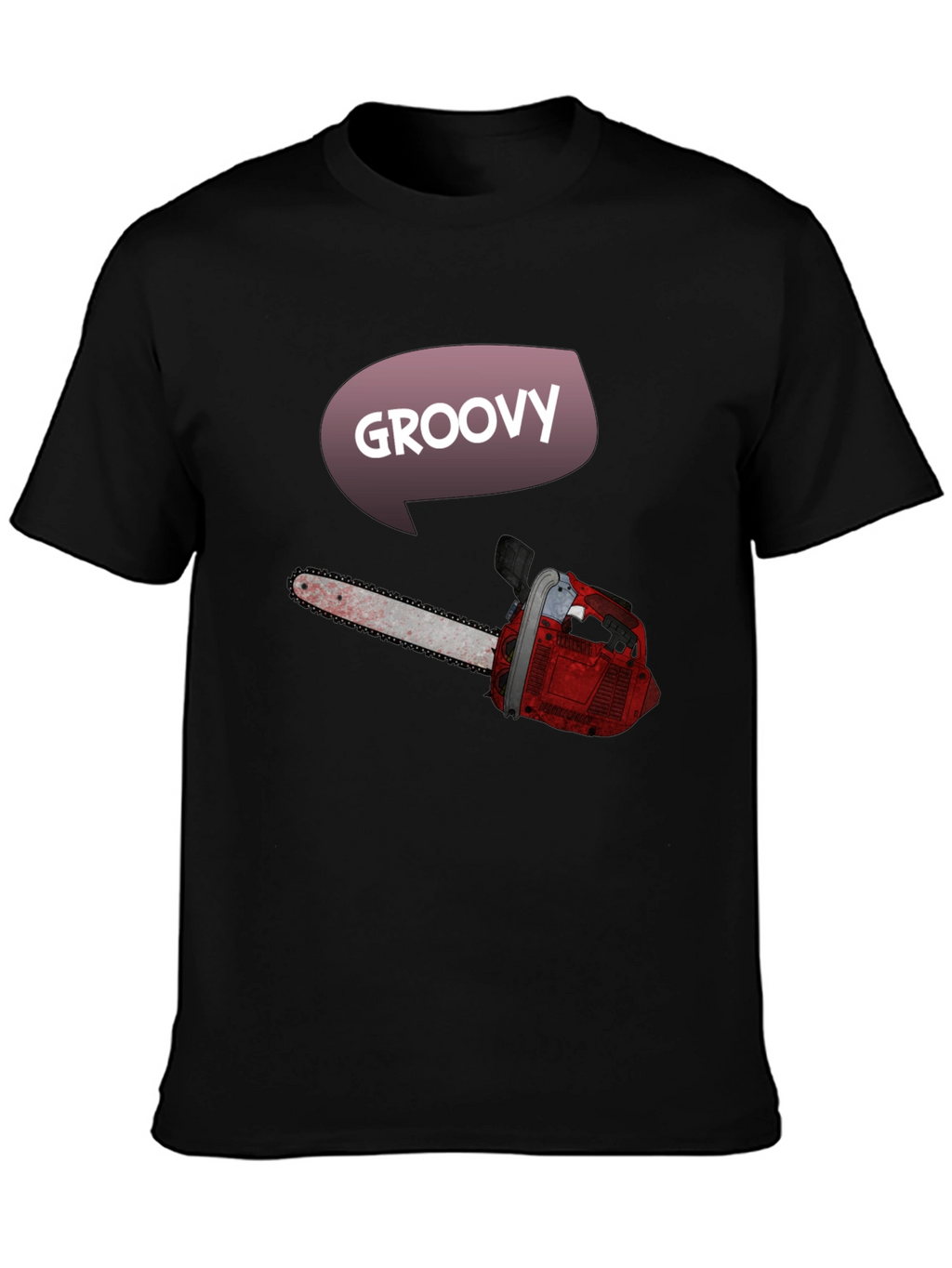 Groovy Chainsaw Graphic Tee