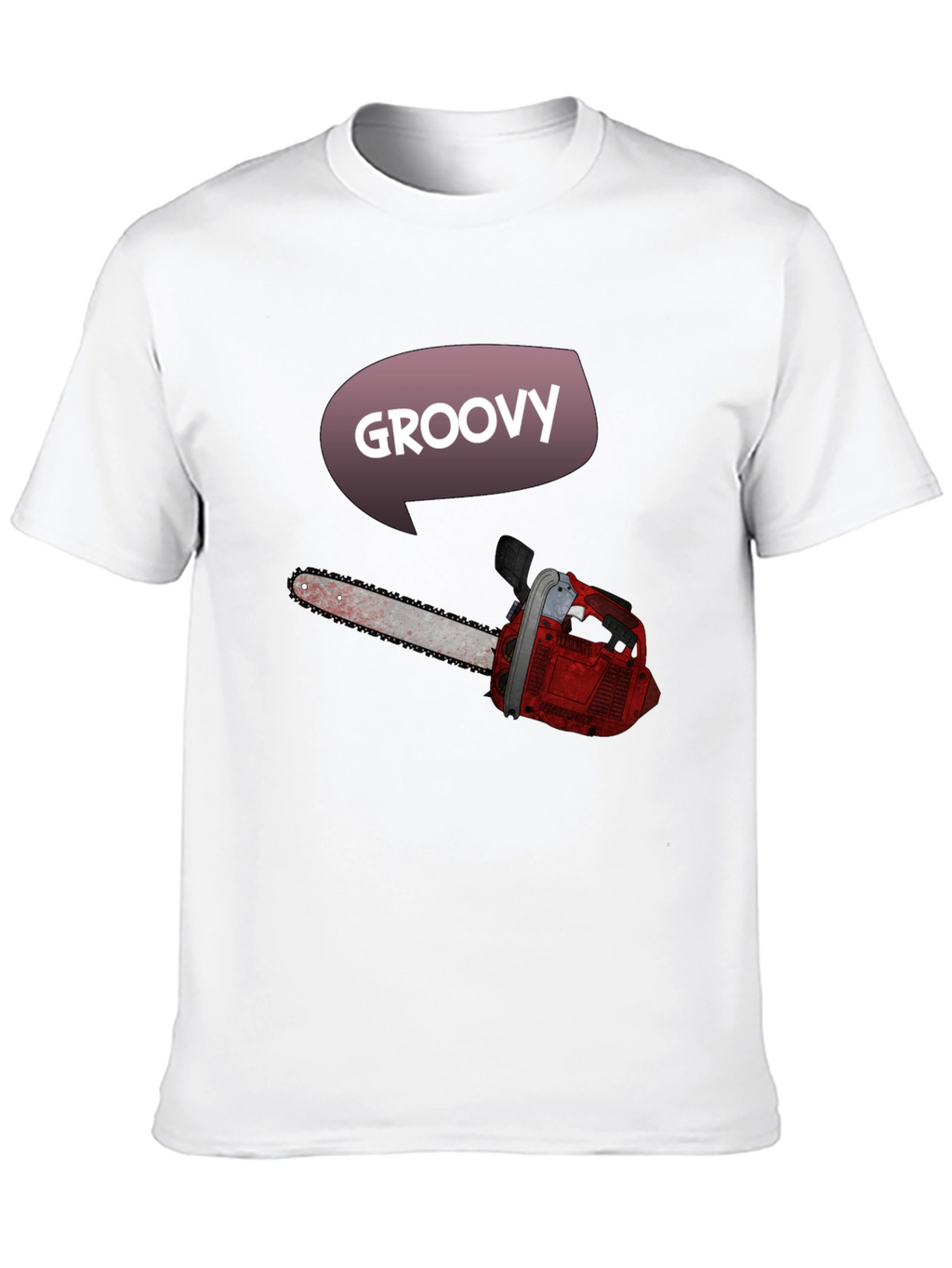 Groovy Chainsaw Graphic Tee