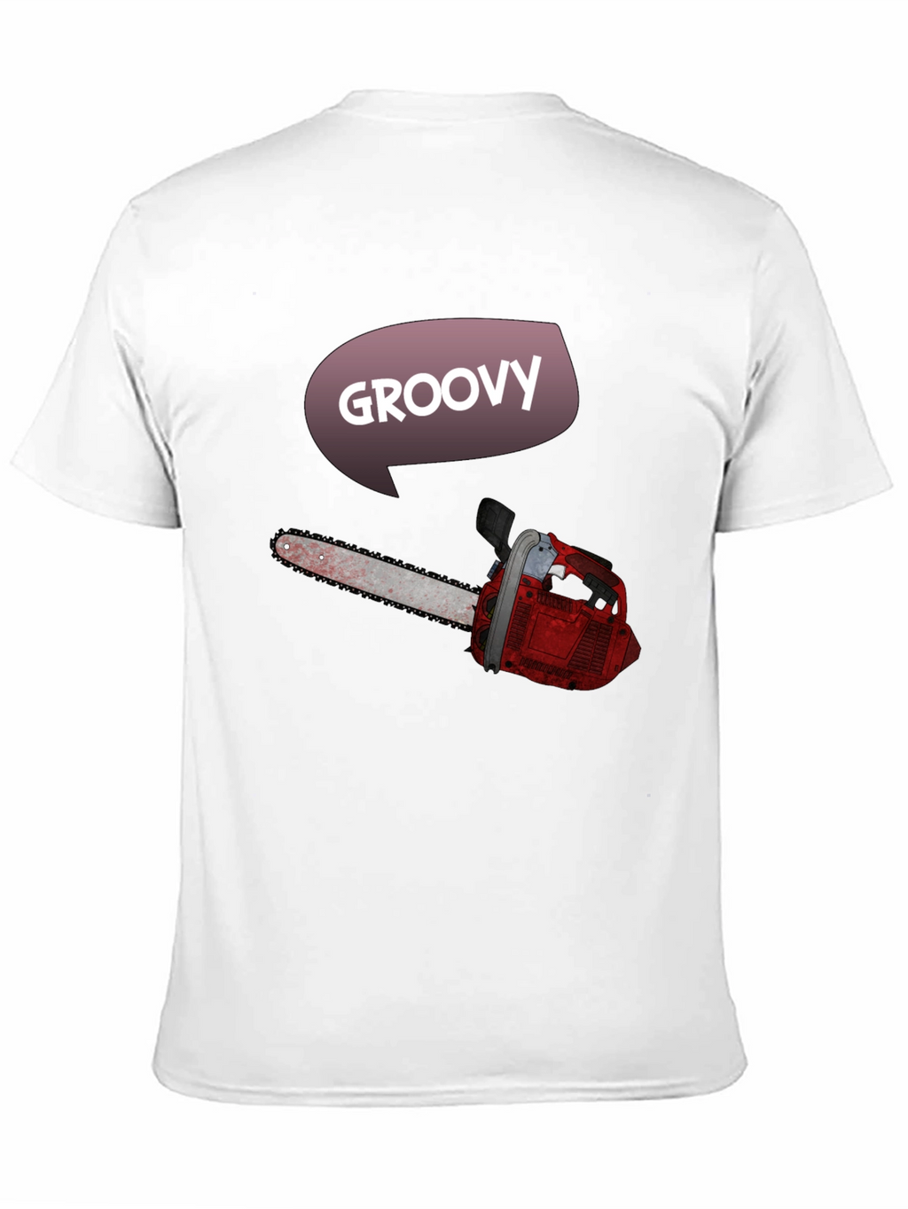 Groovy Chainsaw Graphic Tee