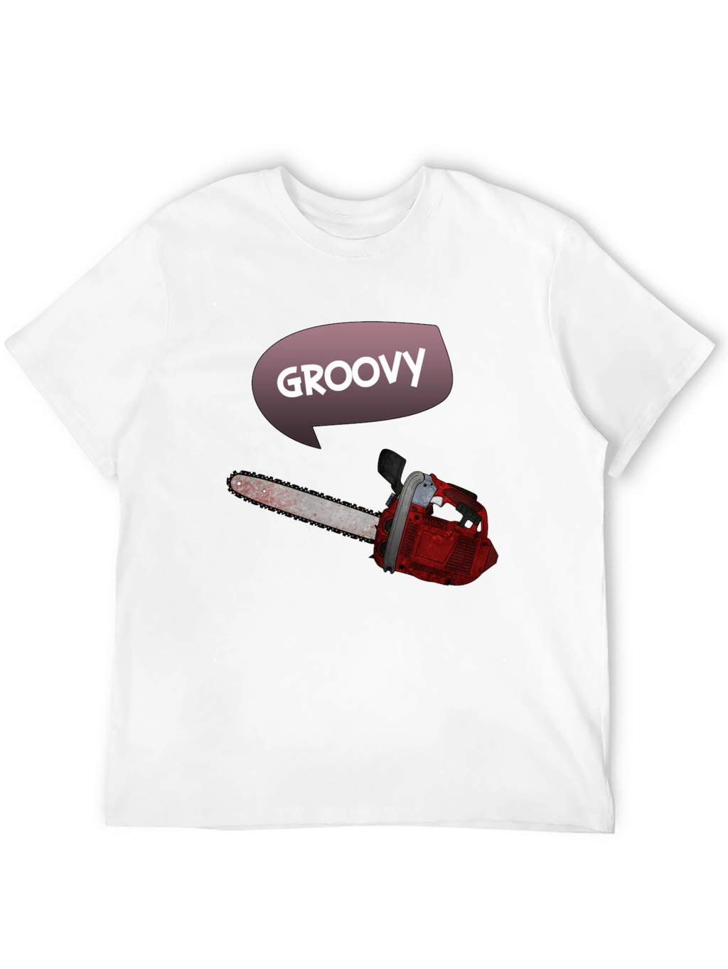 Groovy Chainsaw Graphic Tee