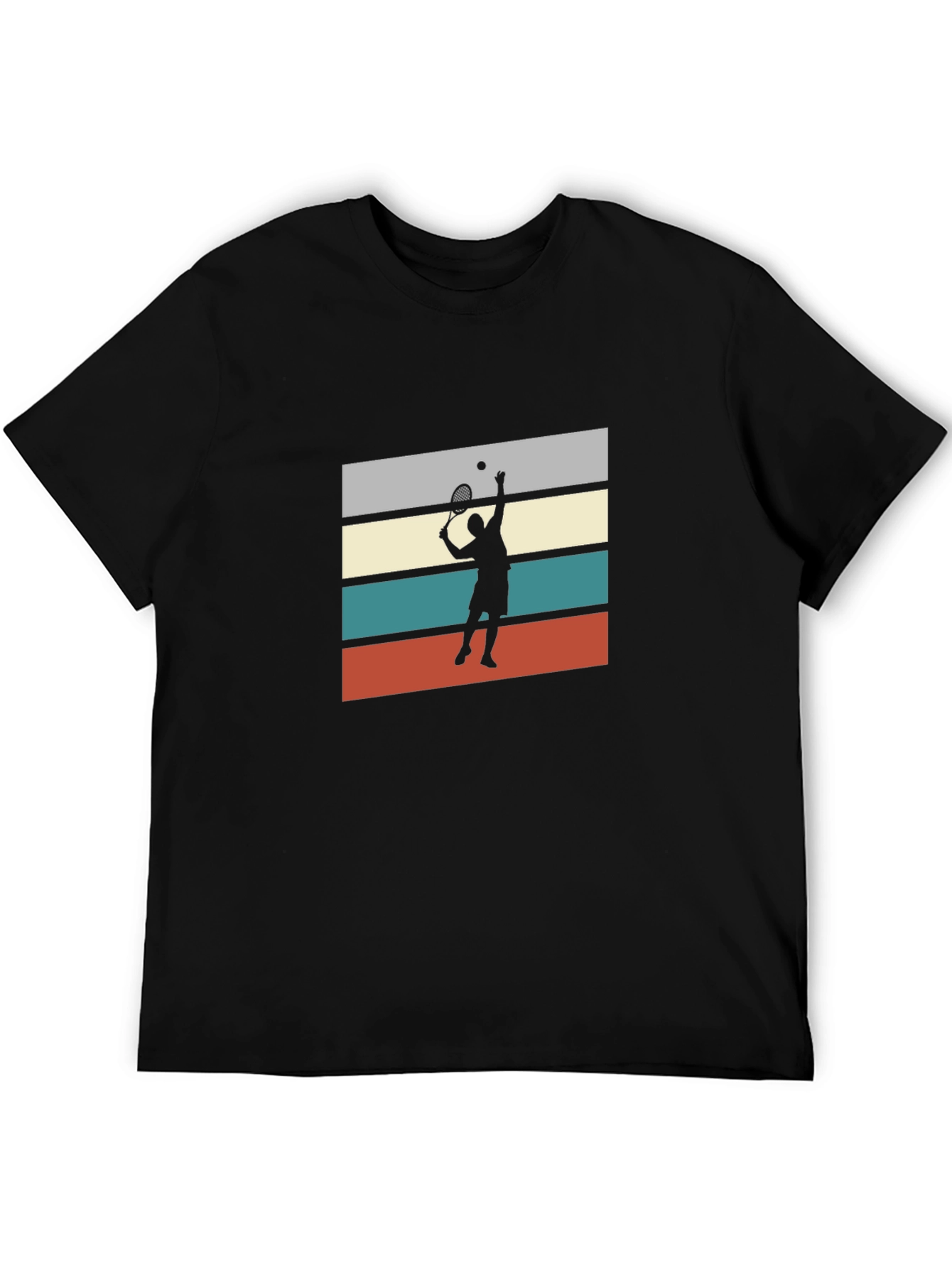 Retro Tennis Player Graphic Tee