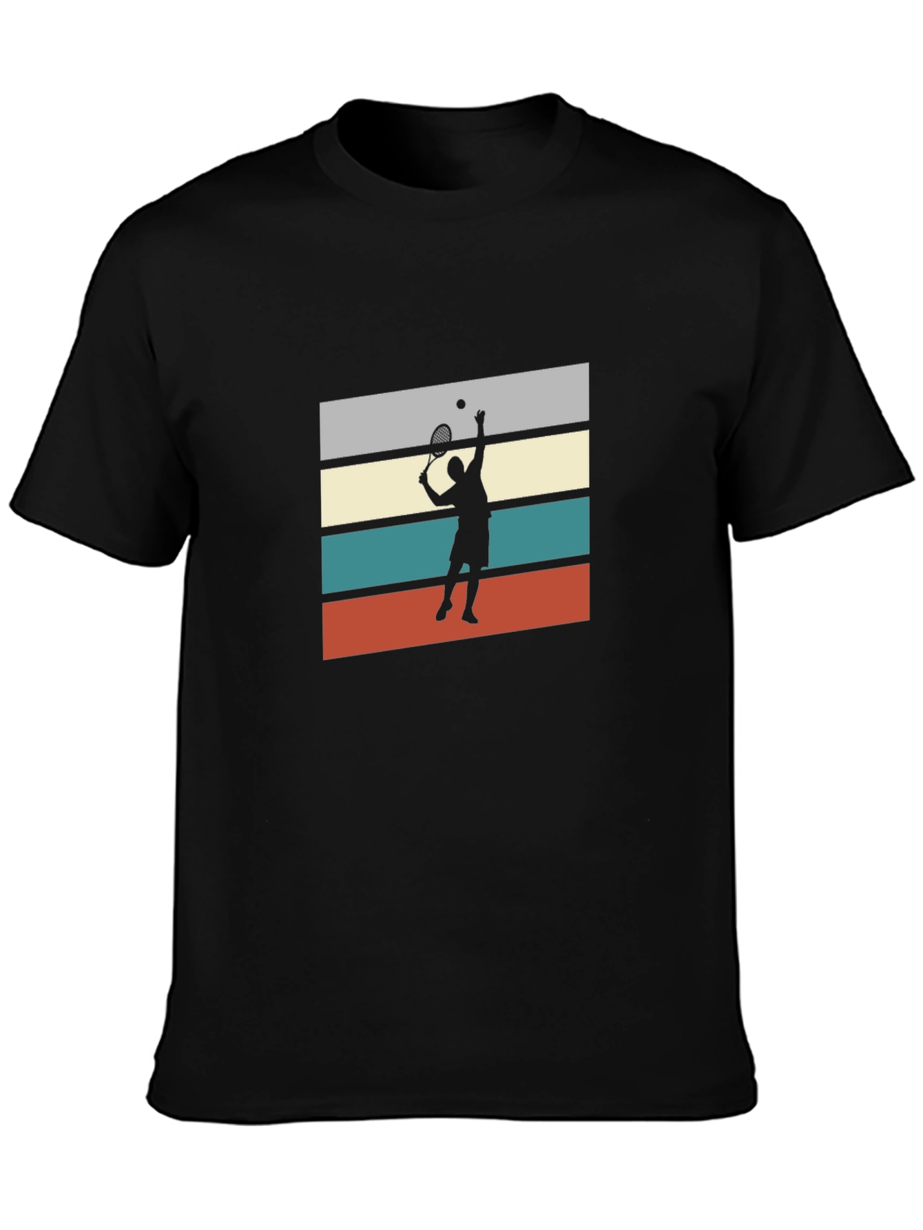Retro Tennis Player Graphic Tee