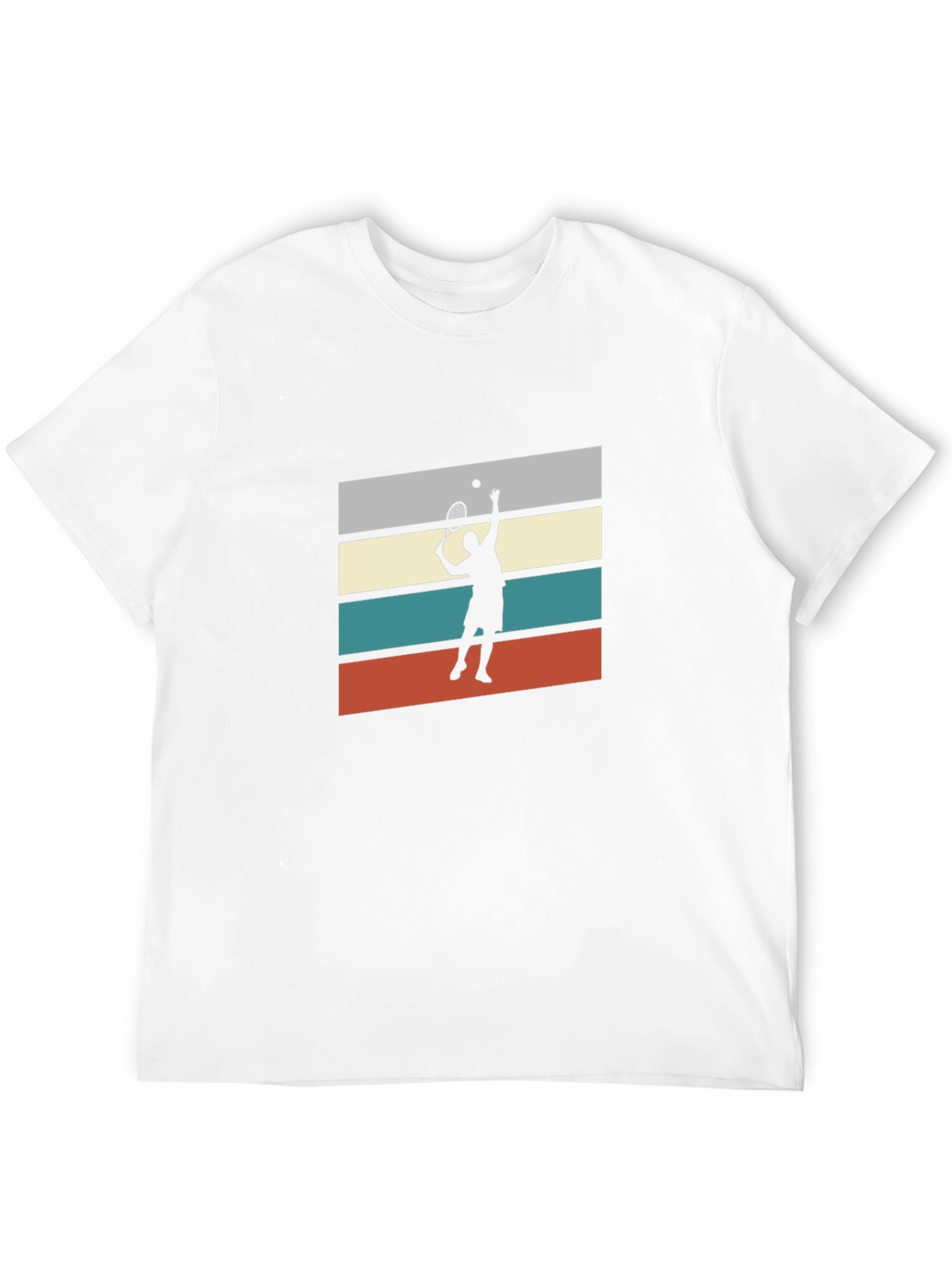 Retro Tennis Player Graphic Tee