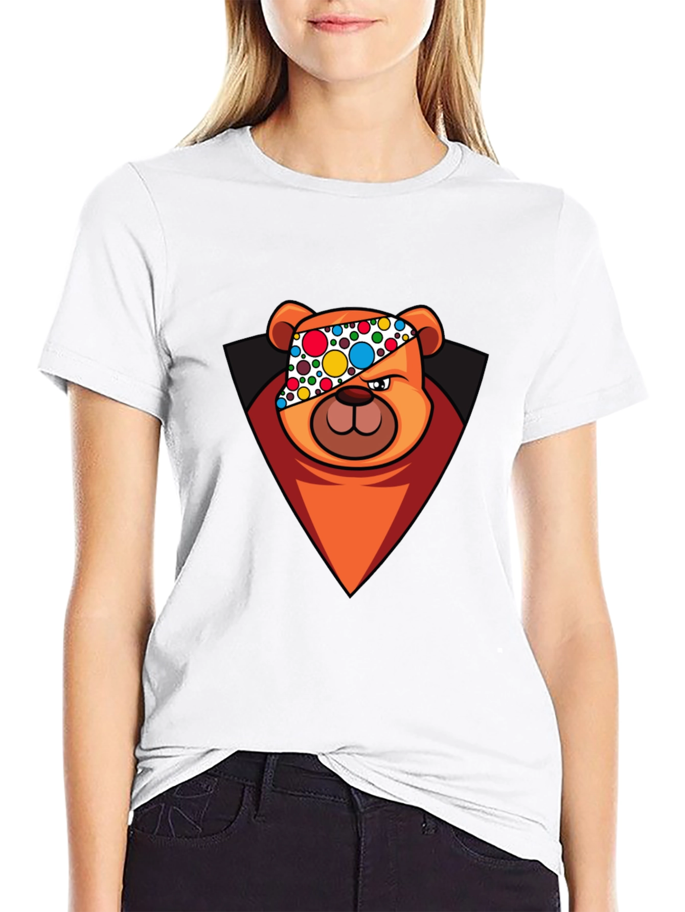 Cool Cartoon Bear T-Shirt