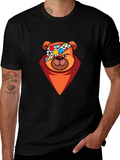 Cool Cartoon Bear T-Shirt
