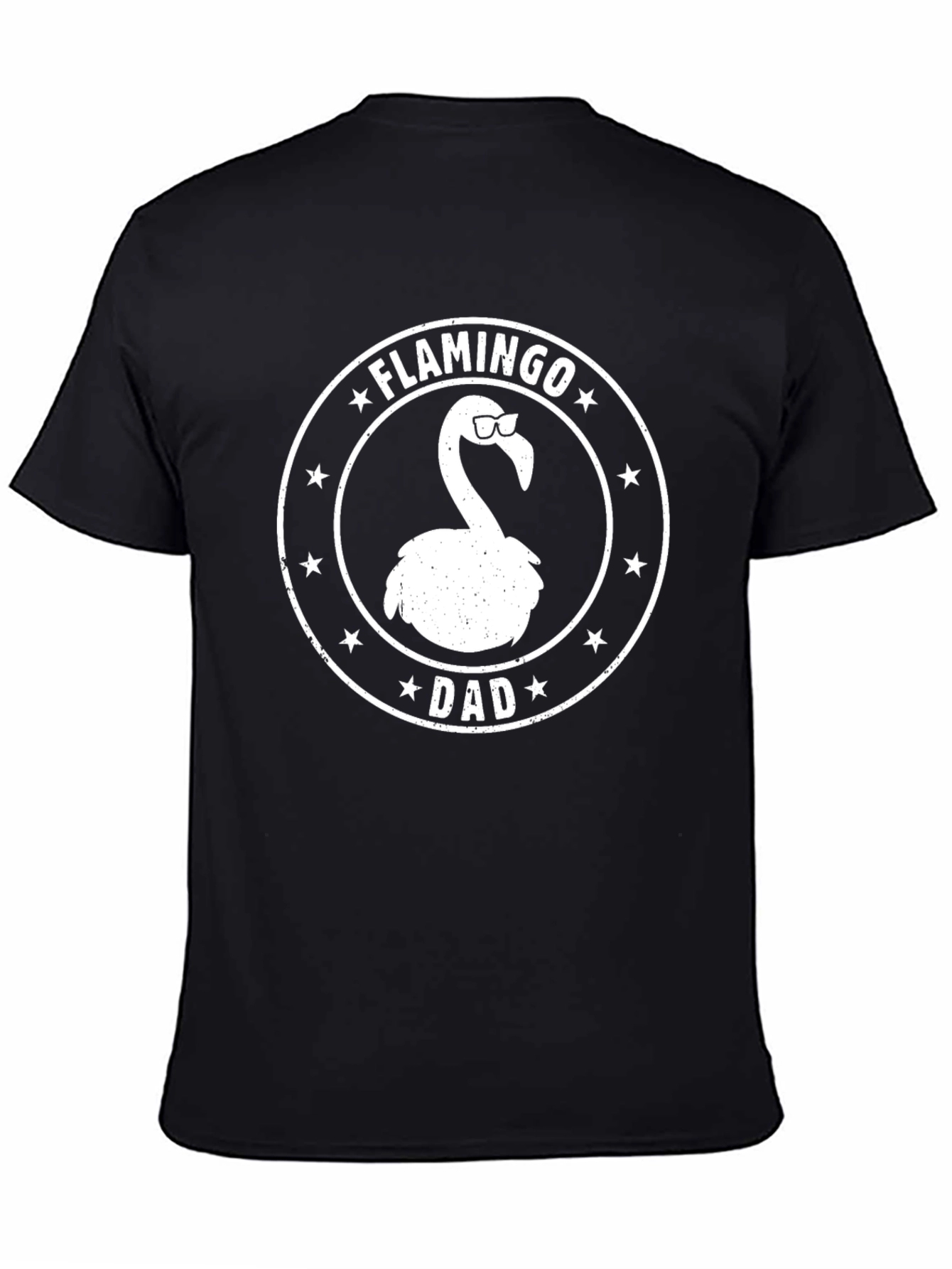Flamingo Dad Graphic T-Shirt - Fun Fathers Day Gift
