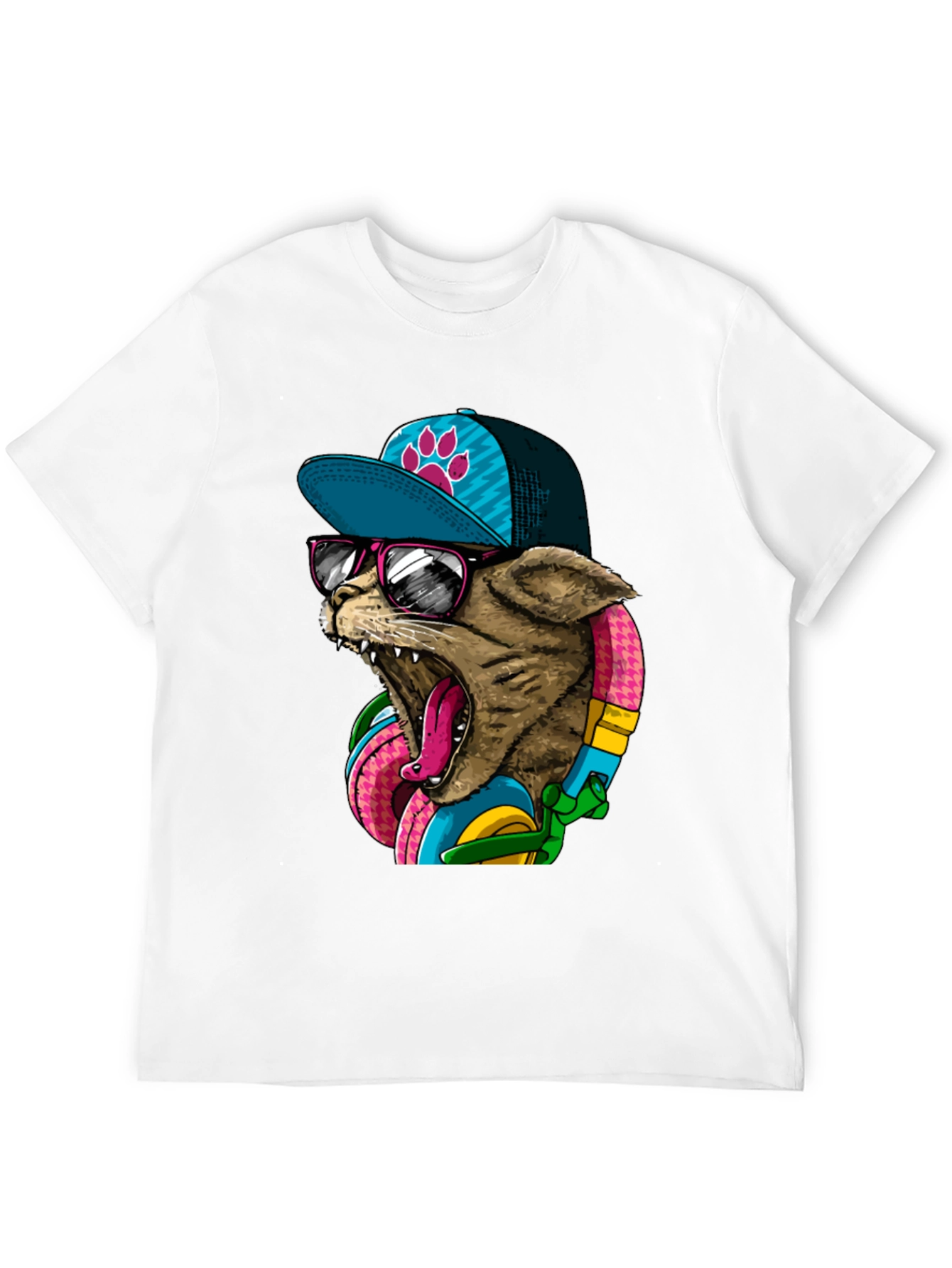 Cool Cat Graphic T-Shirt