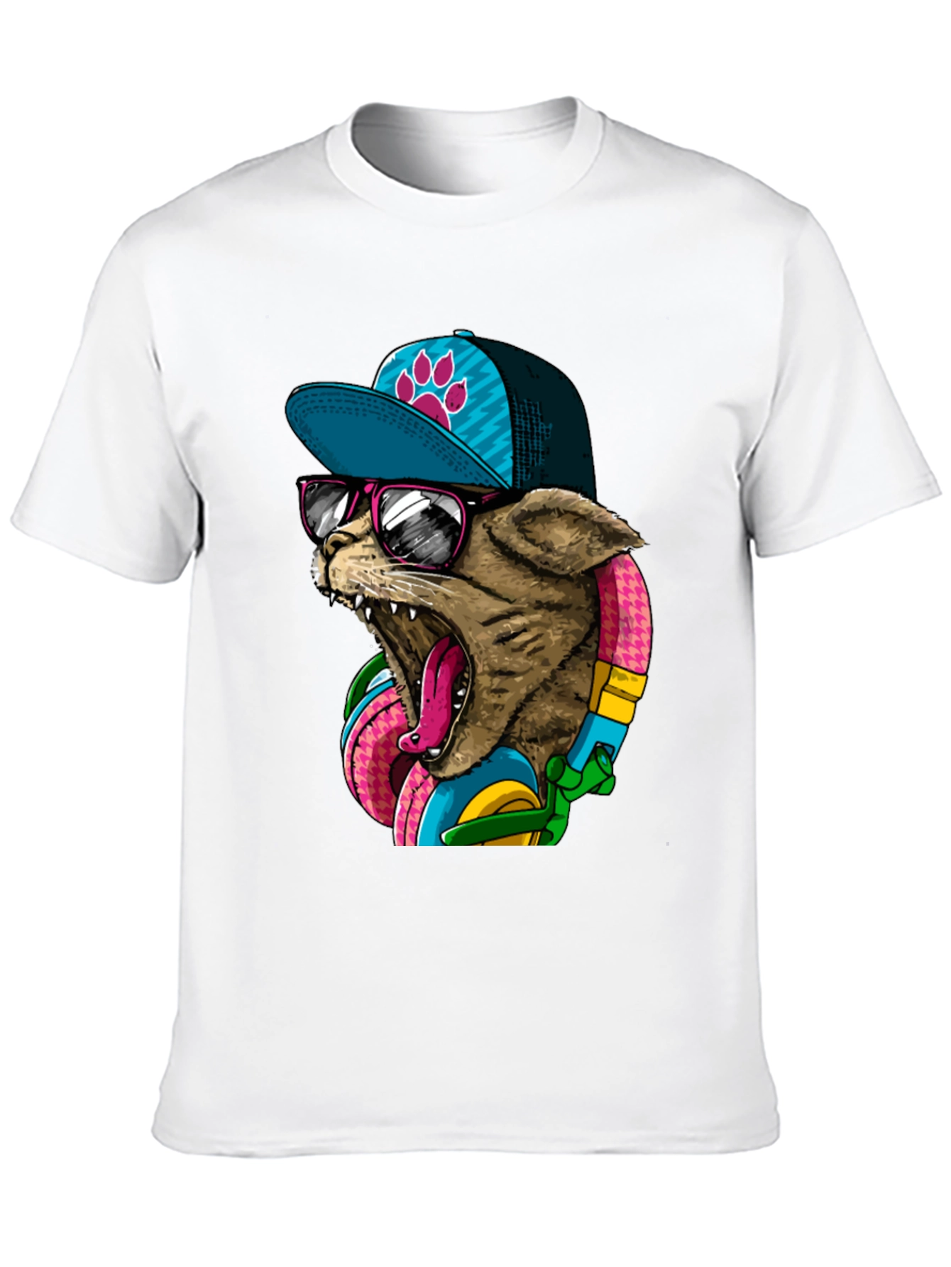 Cool Cat Graphic T-Shirt