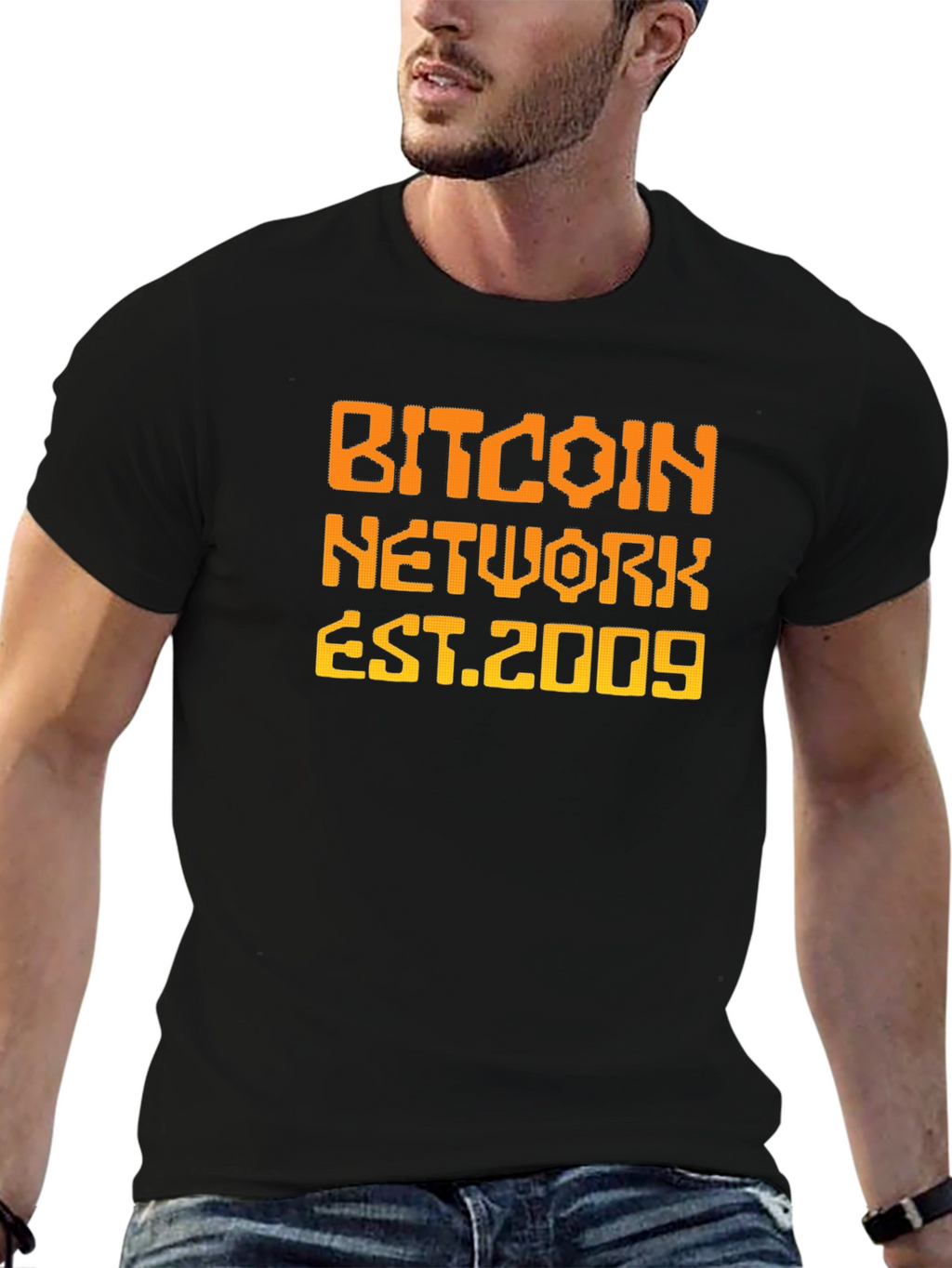 Bitcoin Network EST 2009 Graphic T-Shirt