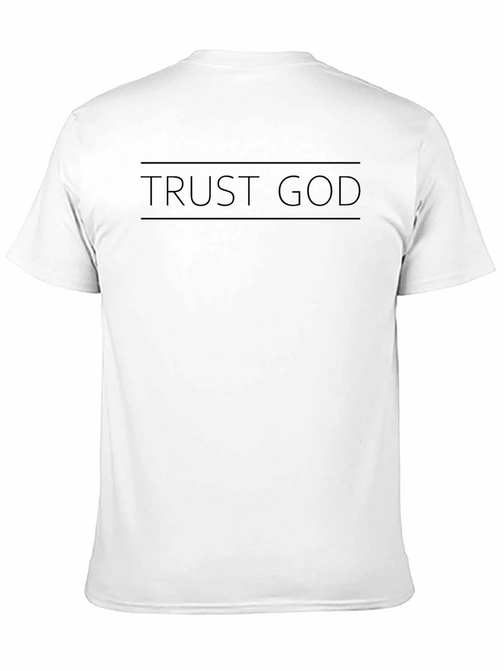 Trust God Black Graphic T-Shirt