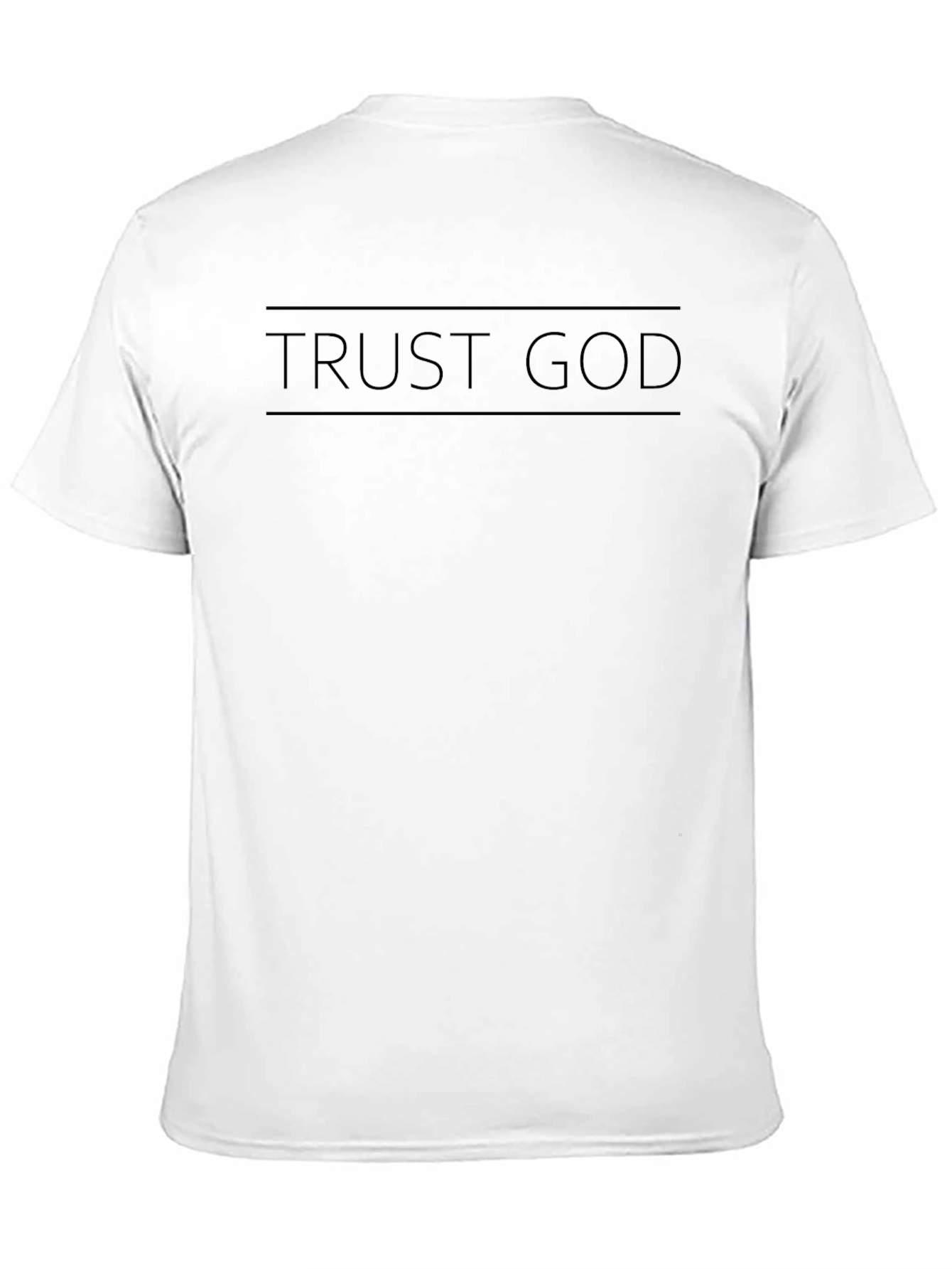 Trust God Black Graphic T-Shirt