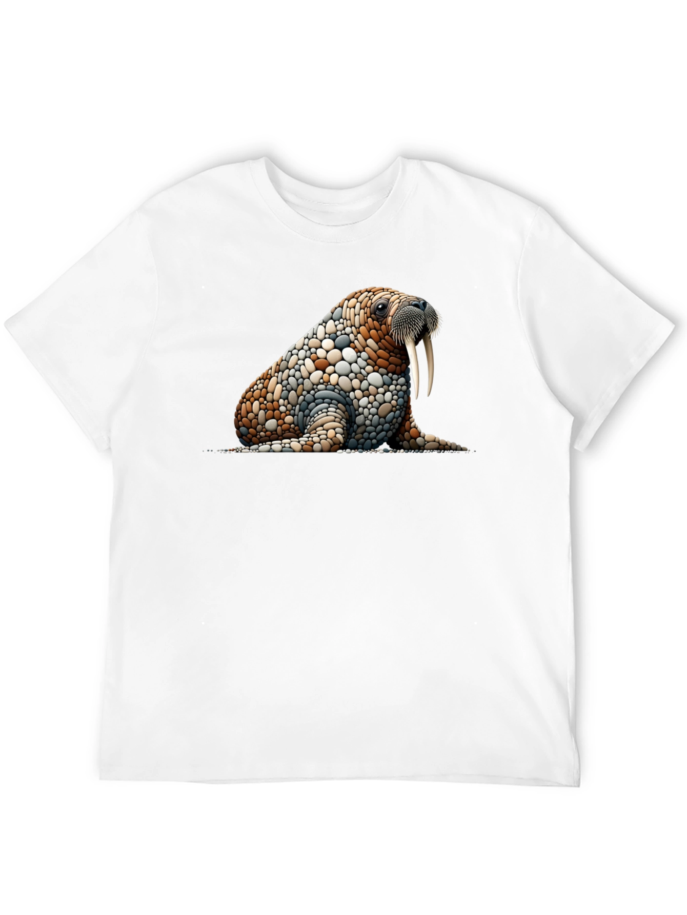 Walrus Pebble Art T-Shirt