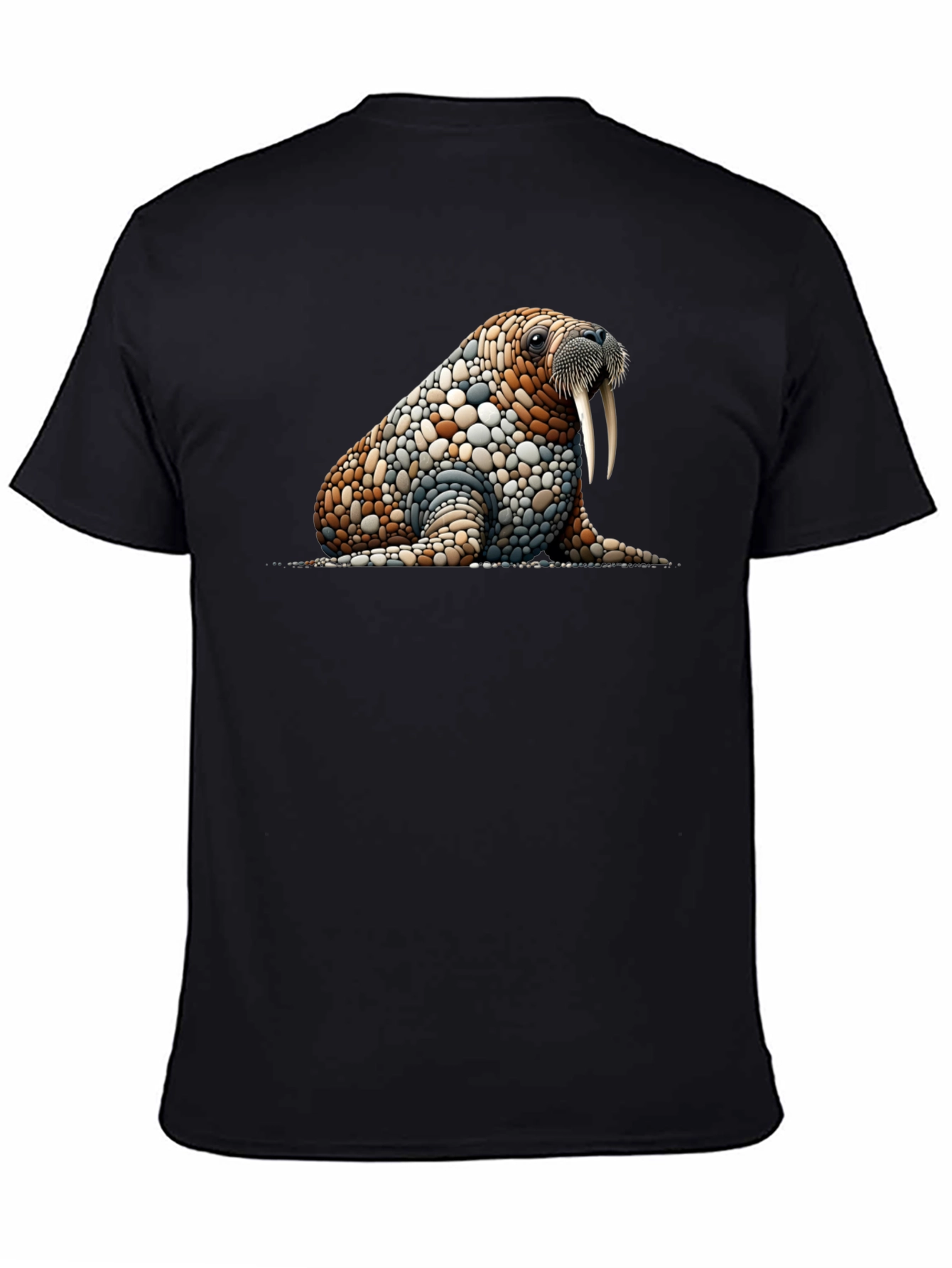 Walrus Pebble Art T-Shirt
