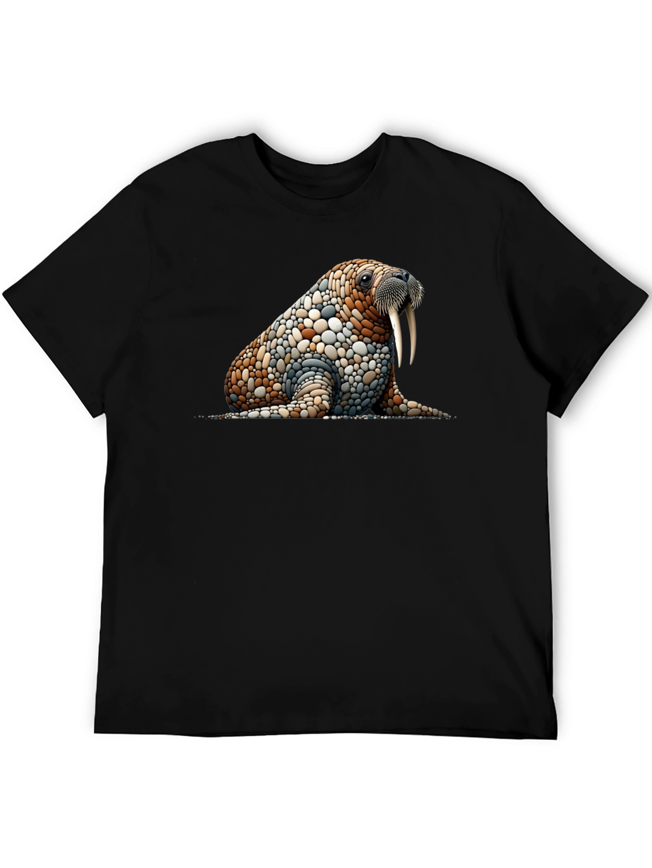 Walrus Pebble Art T-Shirt