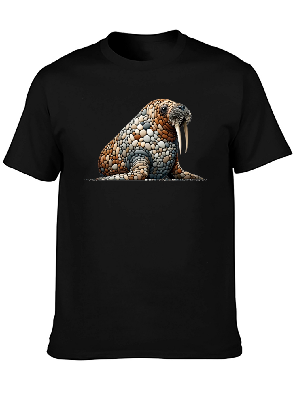 Walrus Pebble Art T-Shirt