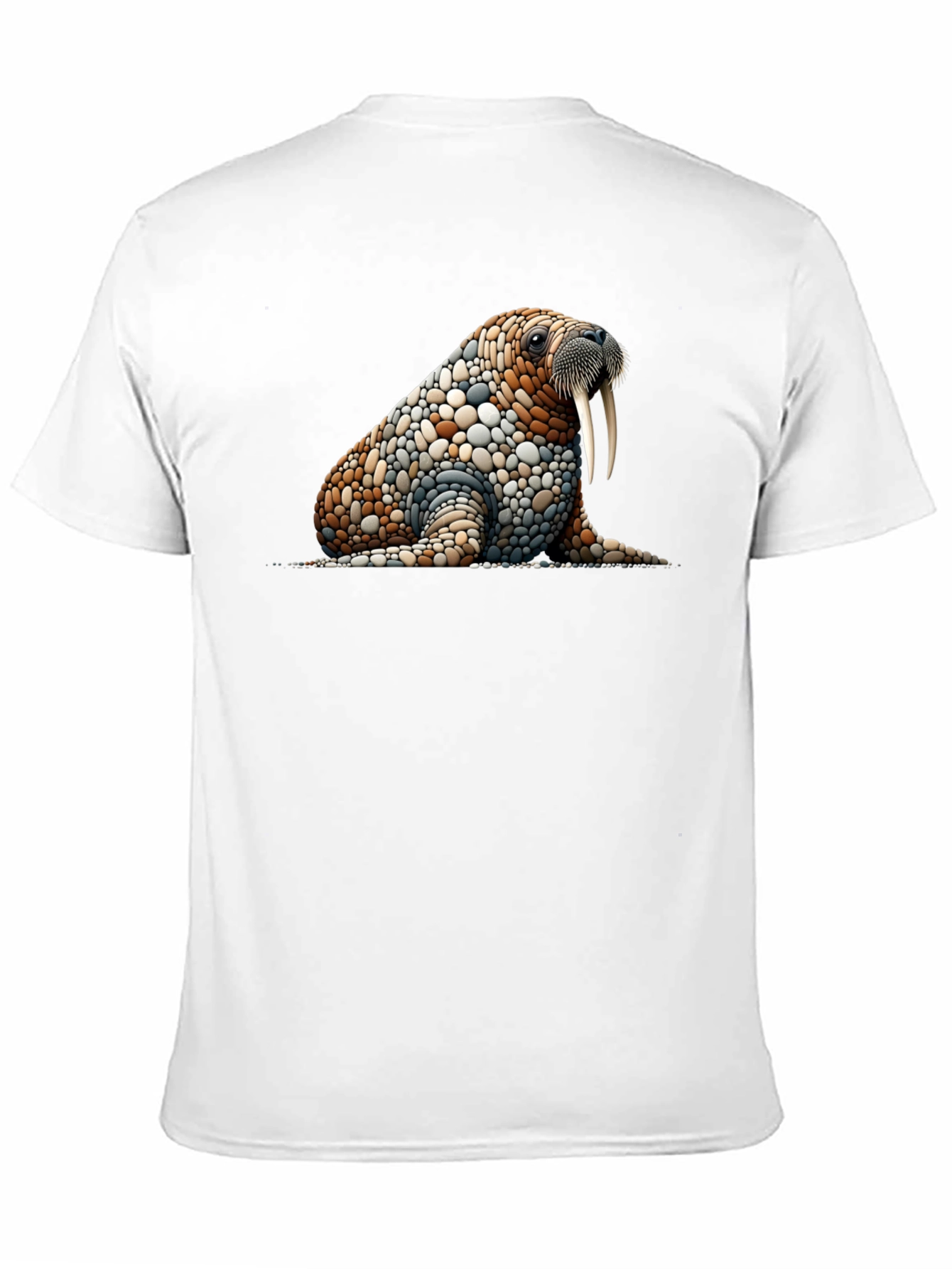 Walrus Pebble Art T-Shirt