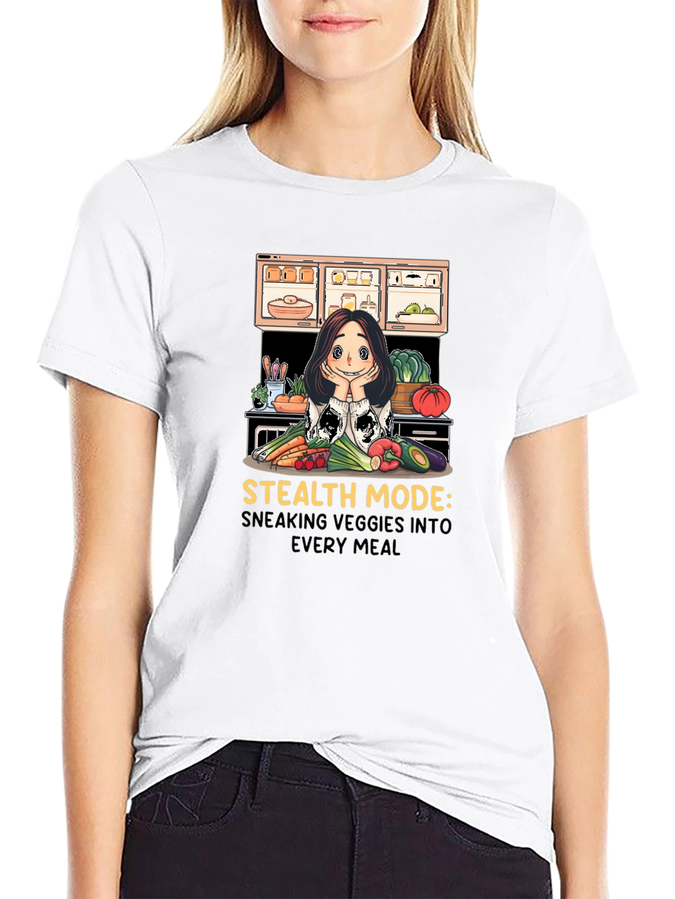 Stealth Veggie T-Shirt: Sneaking Veggies Into Every Meal