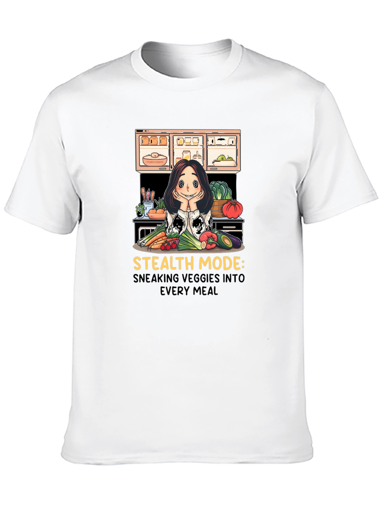 Stealth Veggie T-Shirt: Sneaking Veggies Into Every Meal
