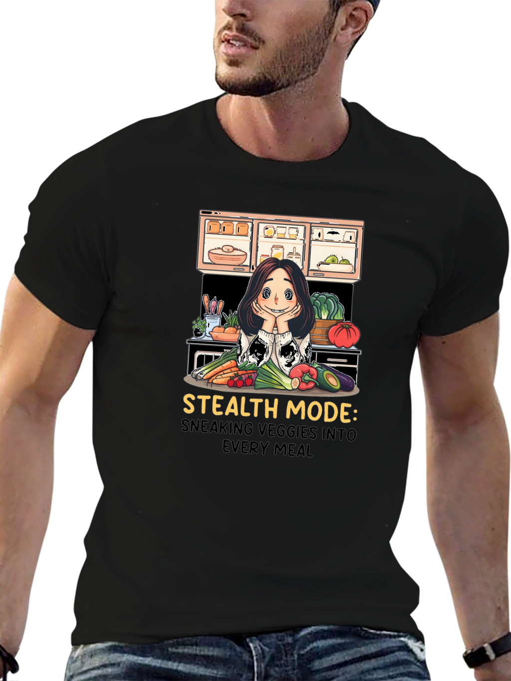 Stealth Veggie T-Shirt: Sneaking Veggies Into Every Meal