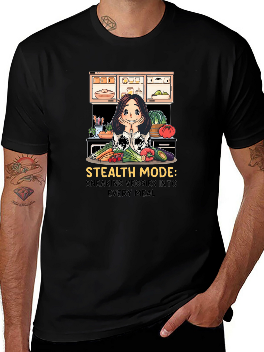 Stealth Veggie T-Shirt: Sneaking Veggies Into Every Meal