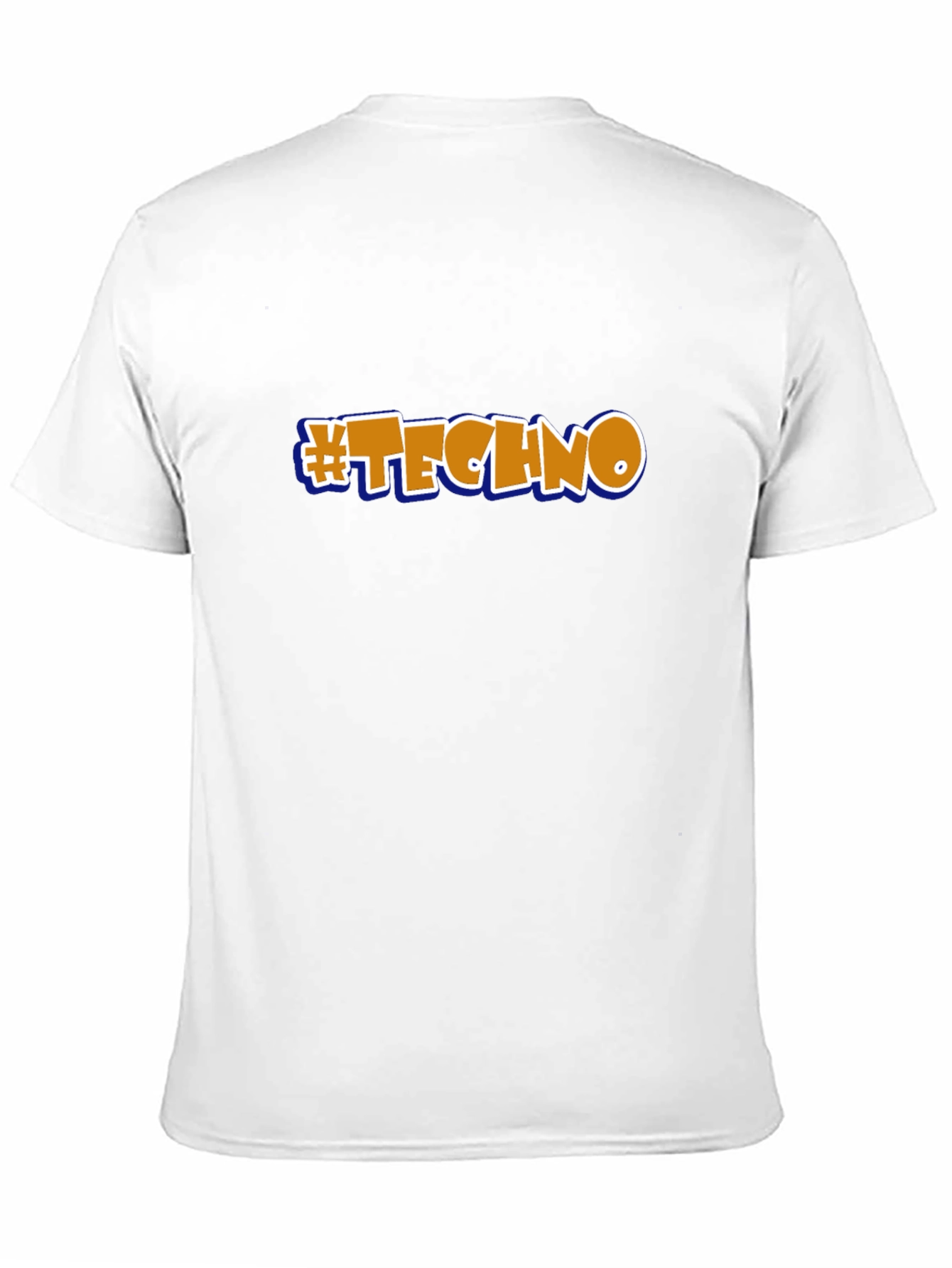 #Techno Black Graphic T-Shirt - Music Lover Tee