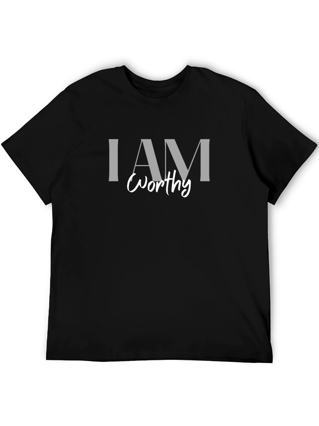 I Am Worthy Graphic Tee - Positive Affirmation Shirt