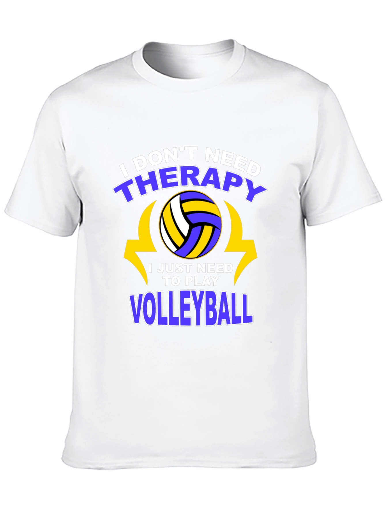 Volleyball Therapy T-Shirt - Play More Stress Less!