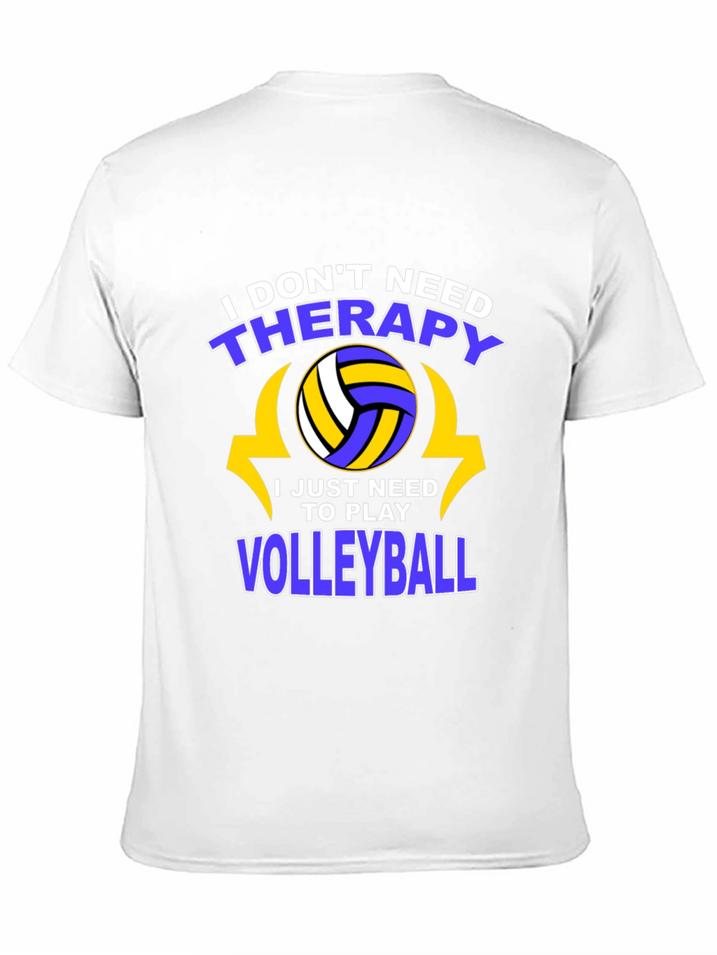 Volleyball Therapy T-Shirt - Play More Stress Less!