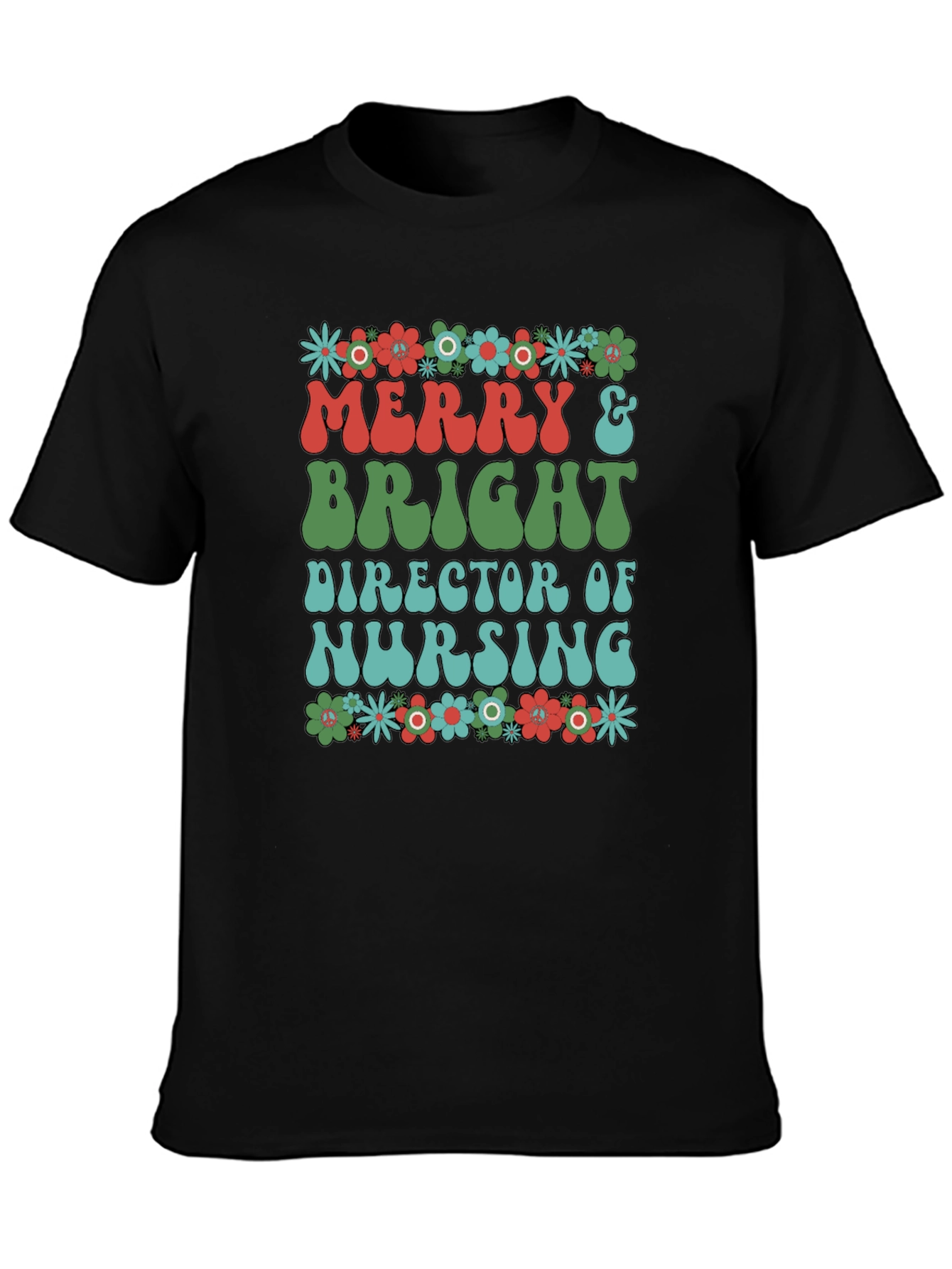 Merry & Bright Nurse T-Shirt