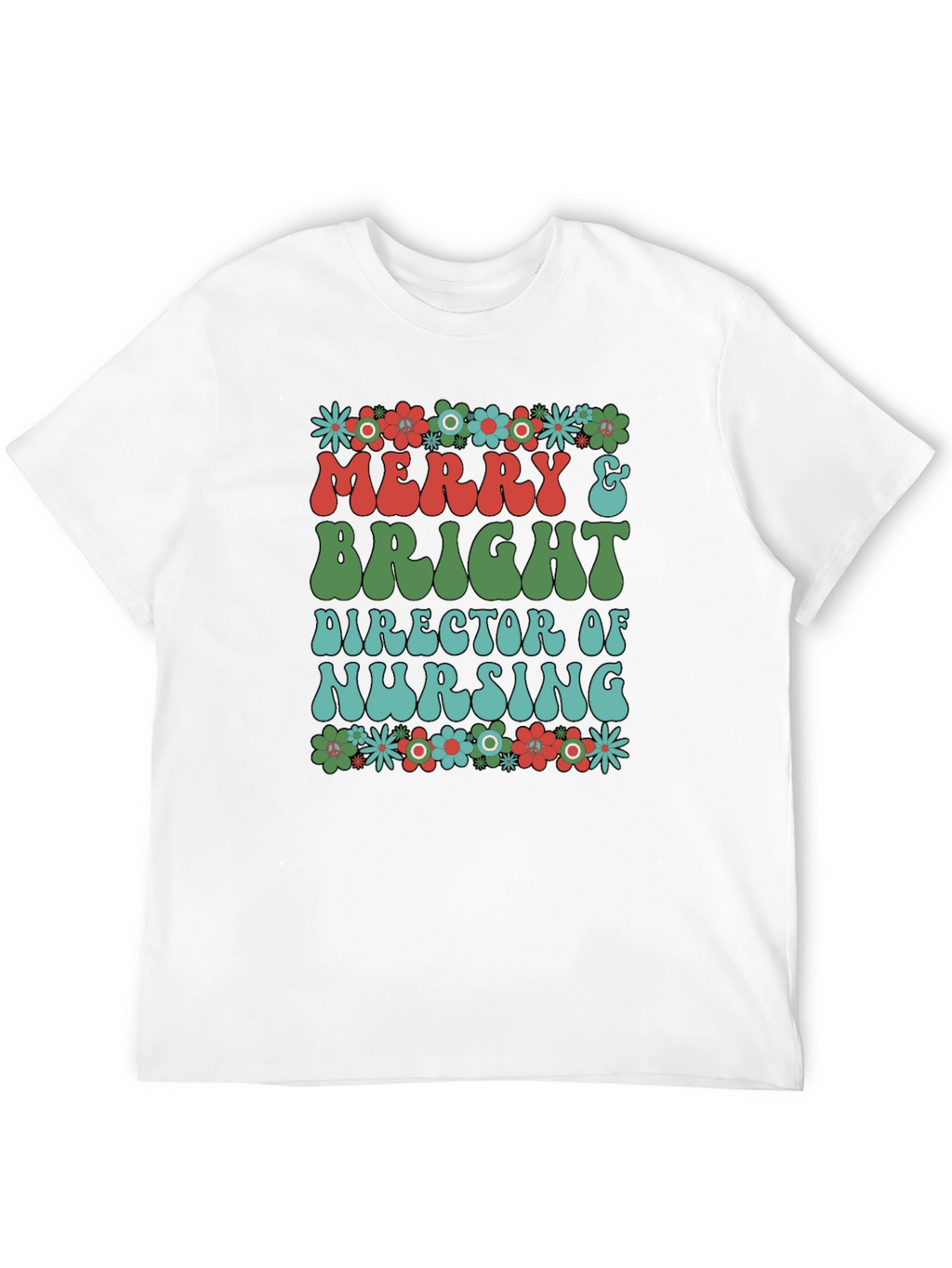 Merry & Bright Nurse T-Shirt