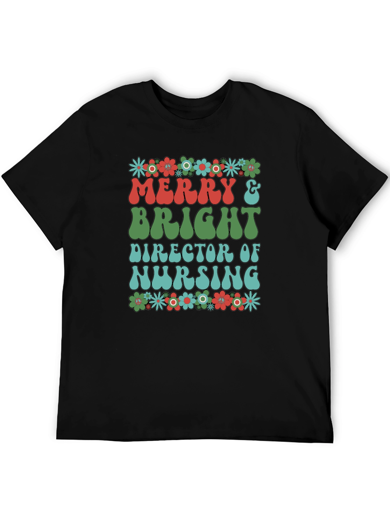 Merry & Bright Nurse T-Shirt