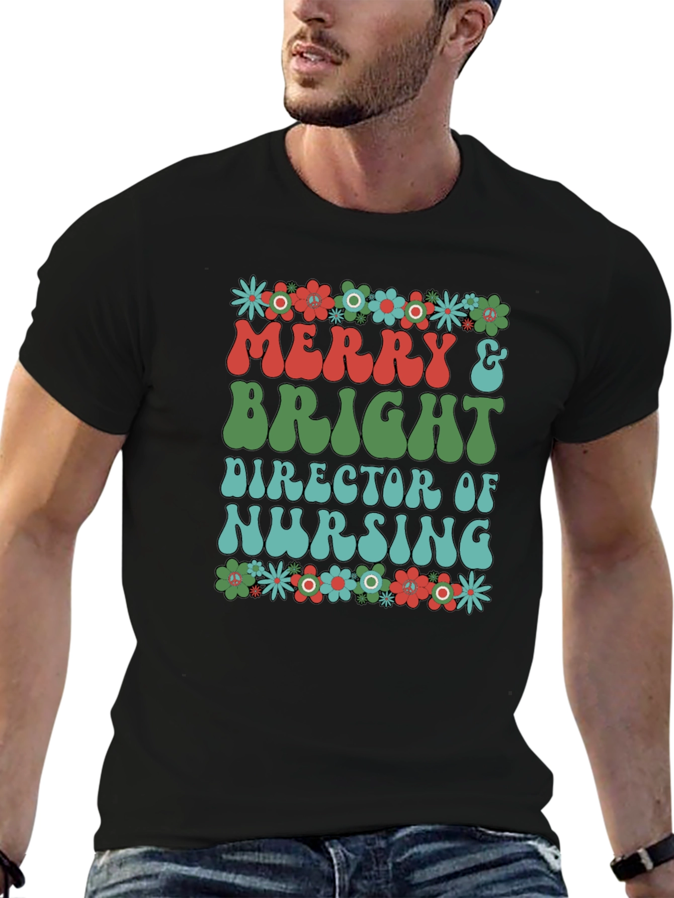 Merry & Bright Nurse T-Shirt
