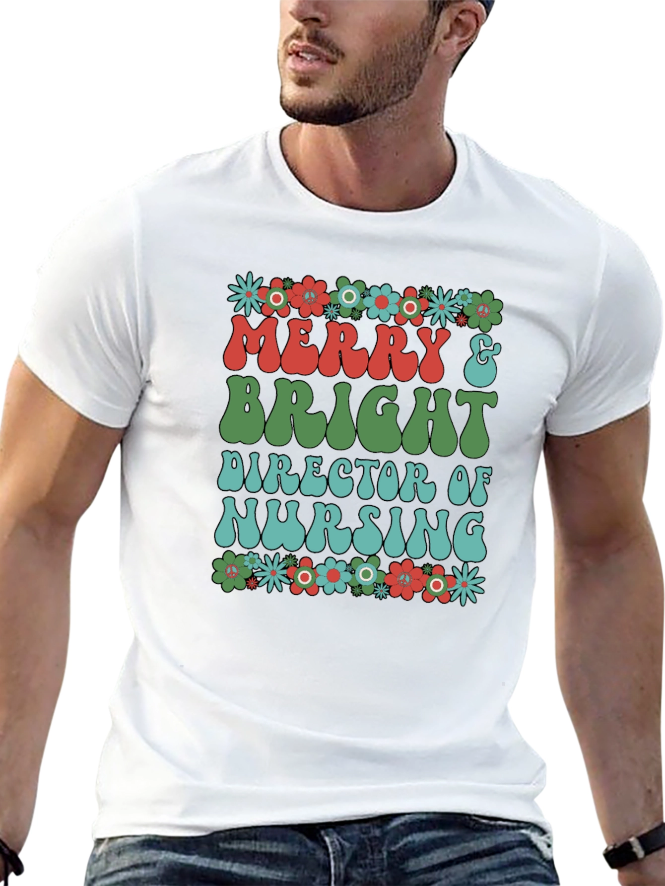 Merry & Bright Nurse T-Shirt