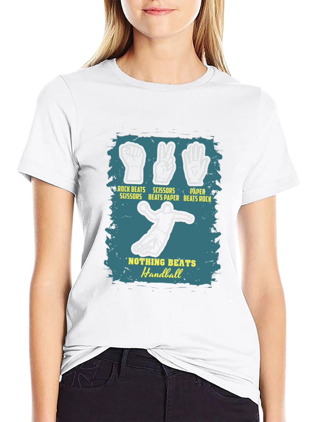 Handball Rock Paper Scissors Graphic Tee