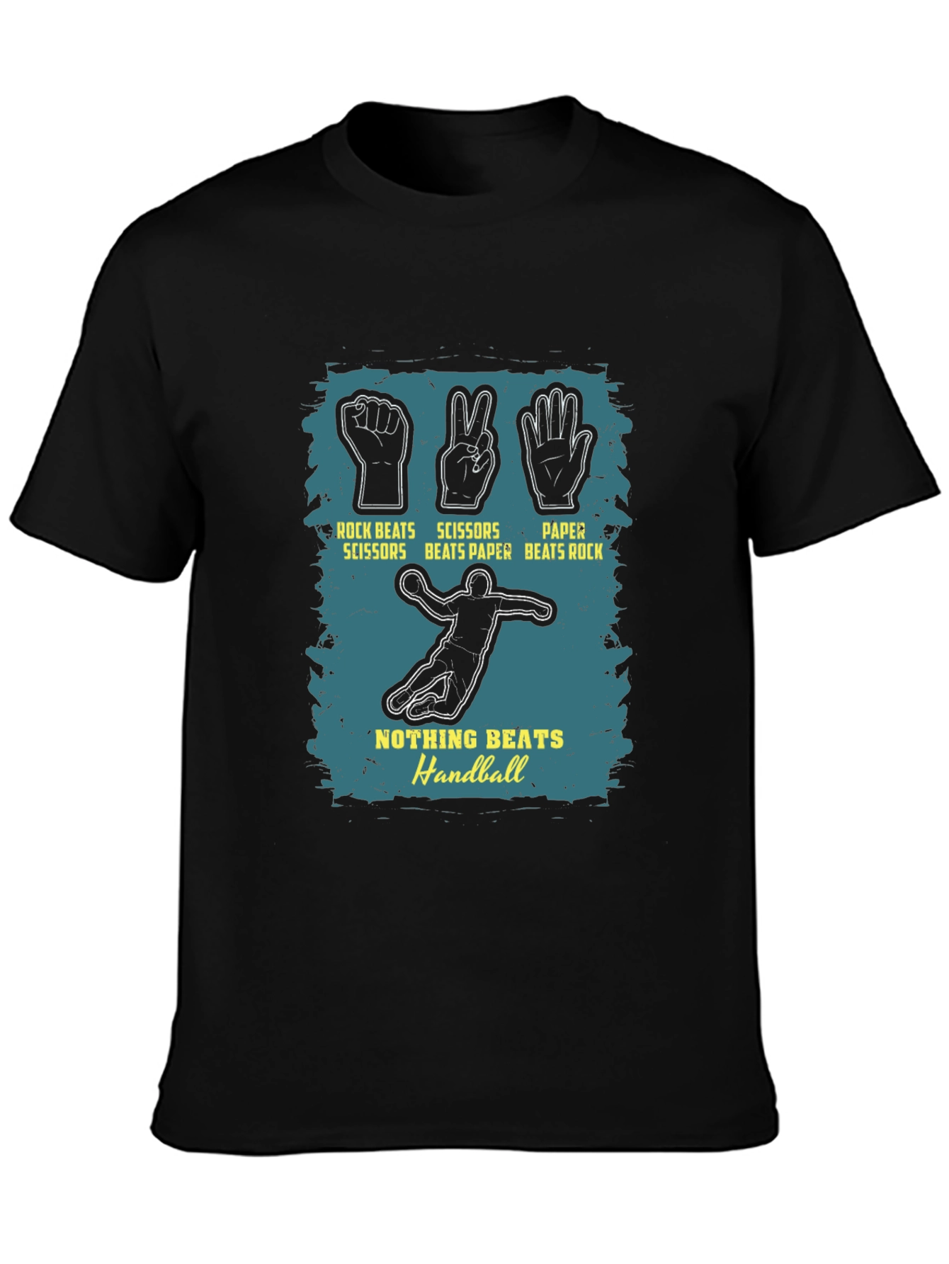 Handball Rock Paper Scissors Graphic Tee