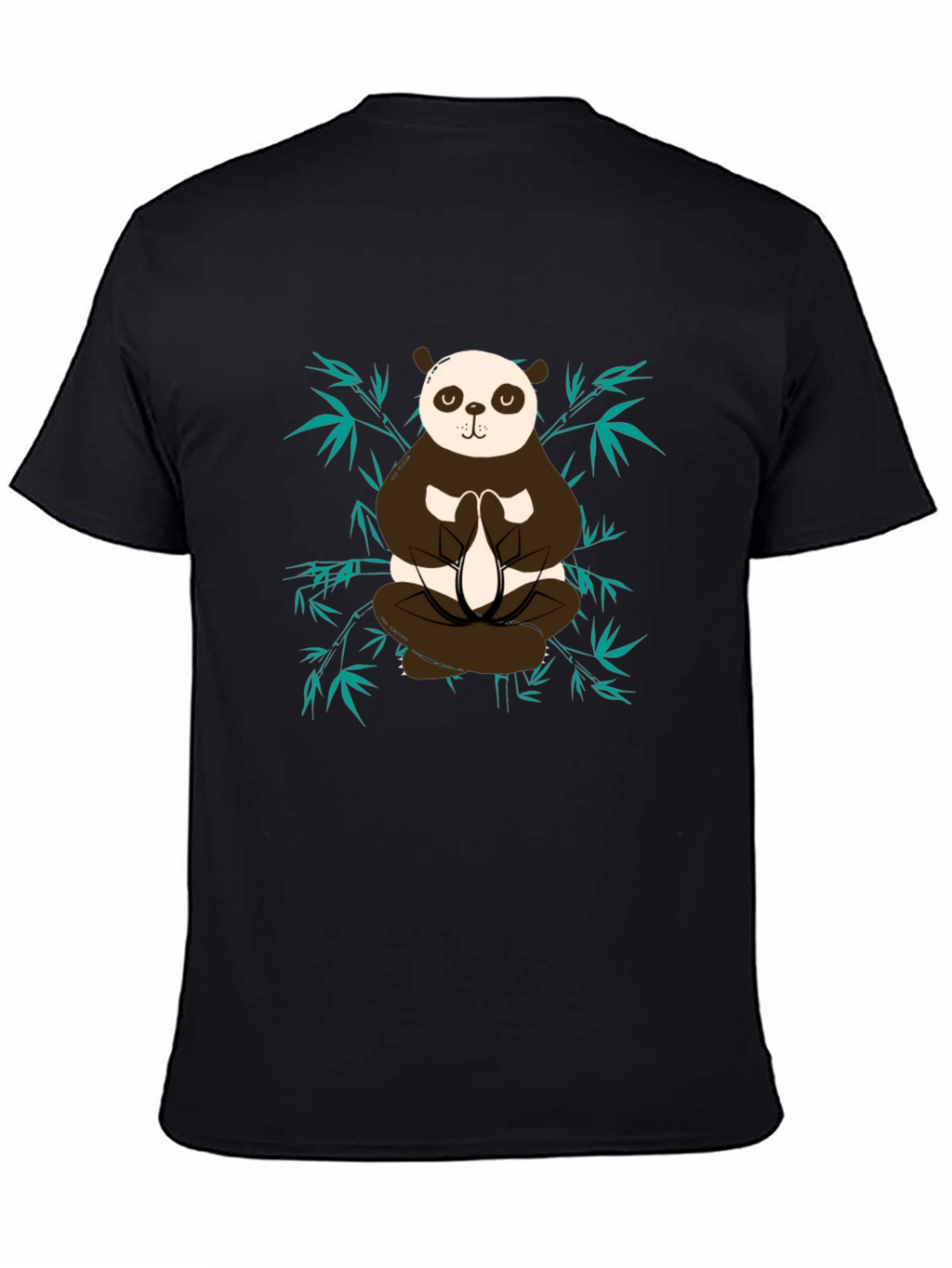 Meditating Panda Graphic Tee - Zen Style Shirt