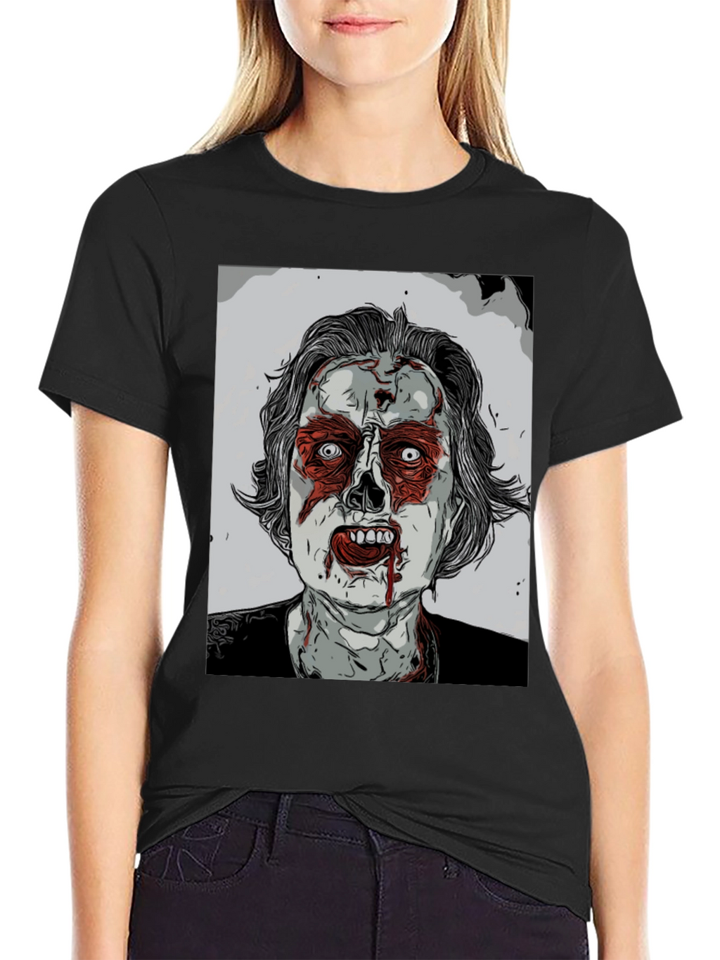 Zombie Graphic Tee - Horror Style