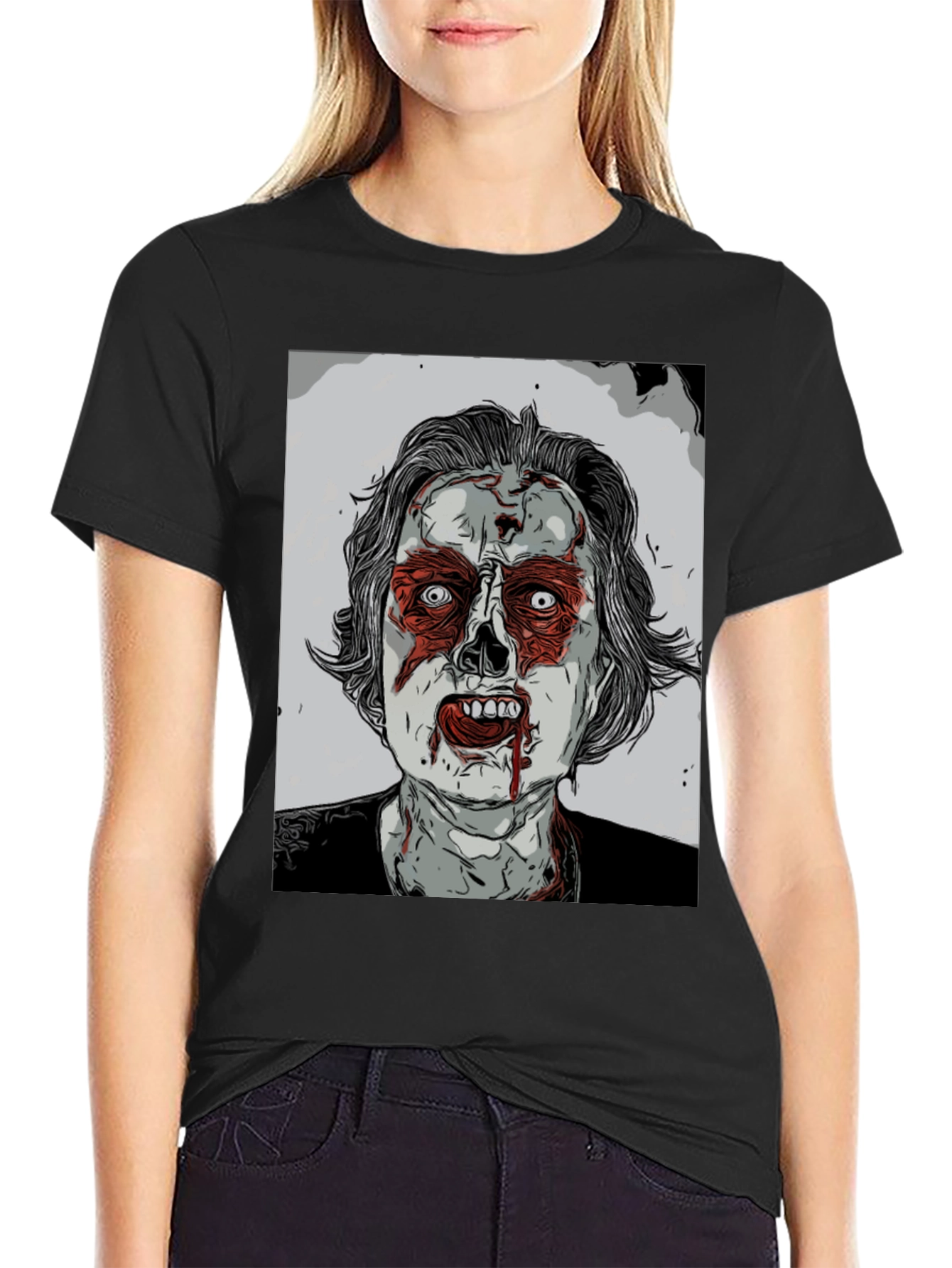 Zombie Graphic Tee - Horror Style