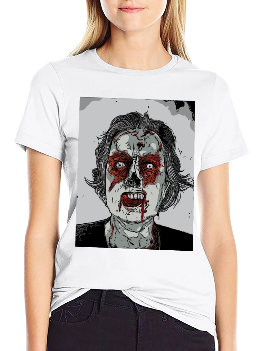 Zombie Graphic Tee - Horror Style