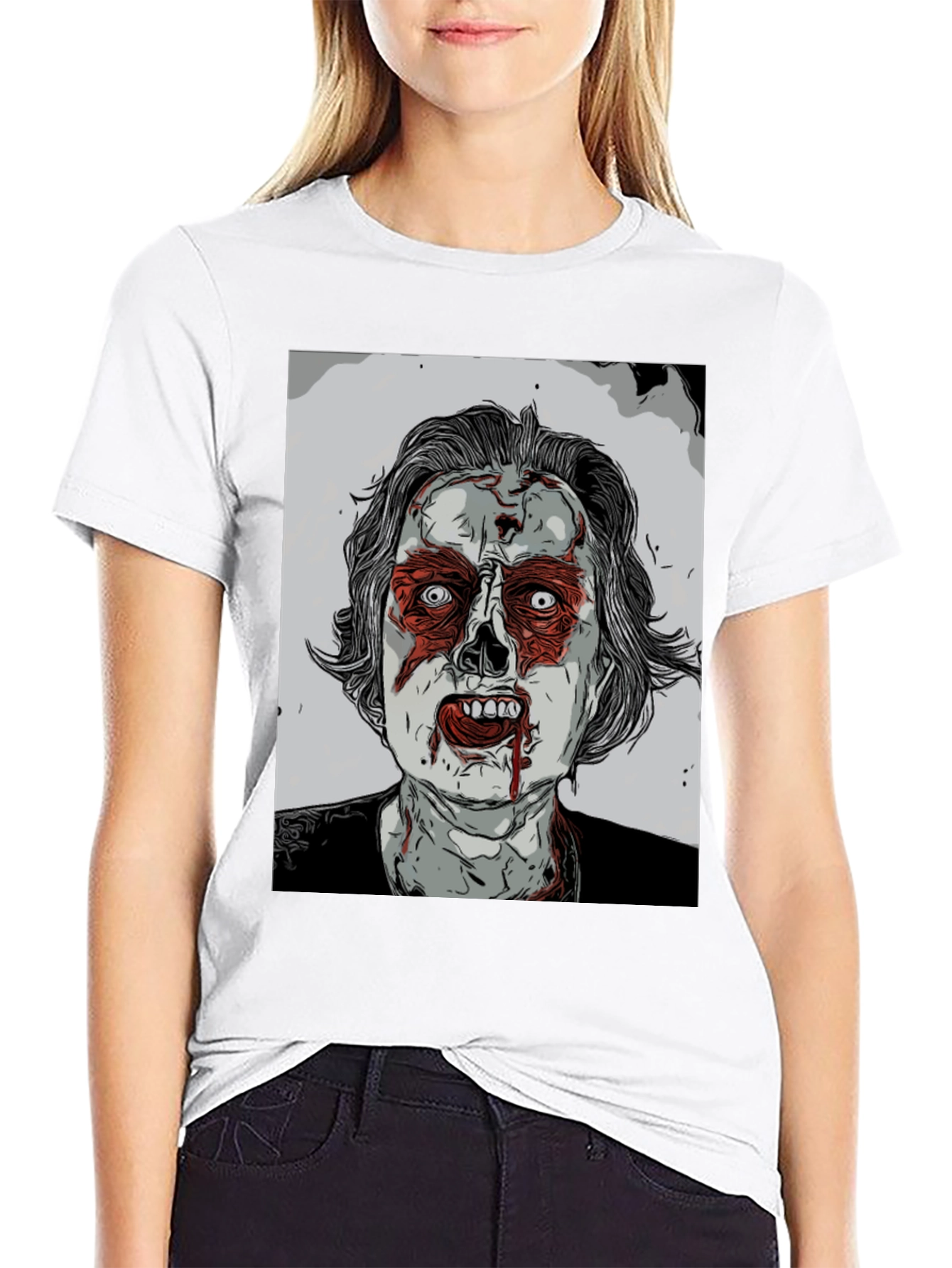 Zombie Graphic Tee - Horror Style