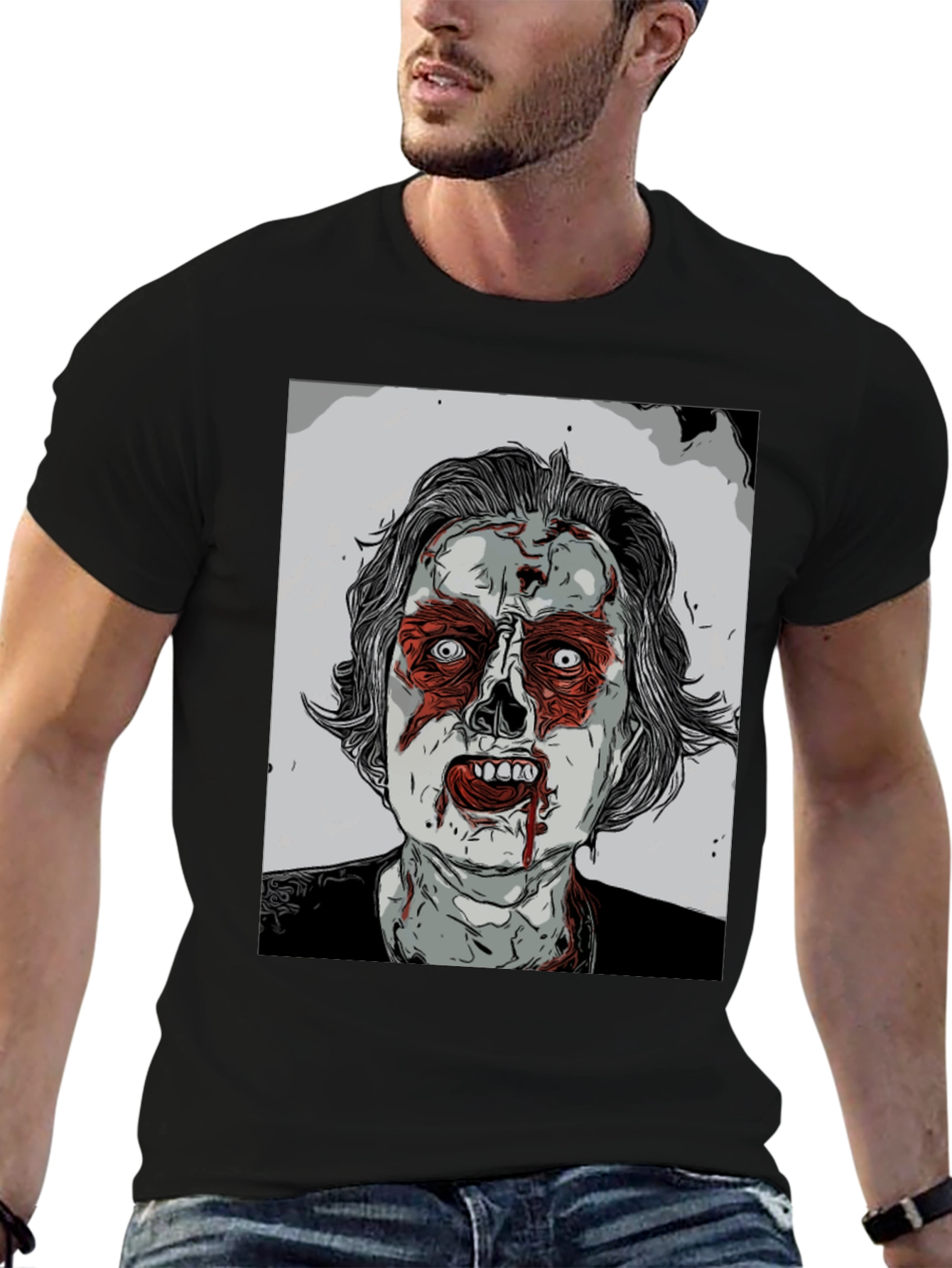 Zombie Graphic Tee - Horror Style